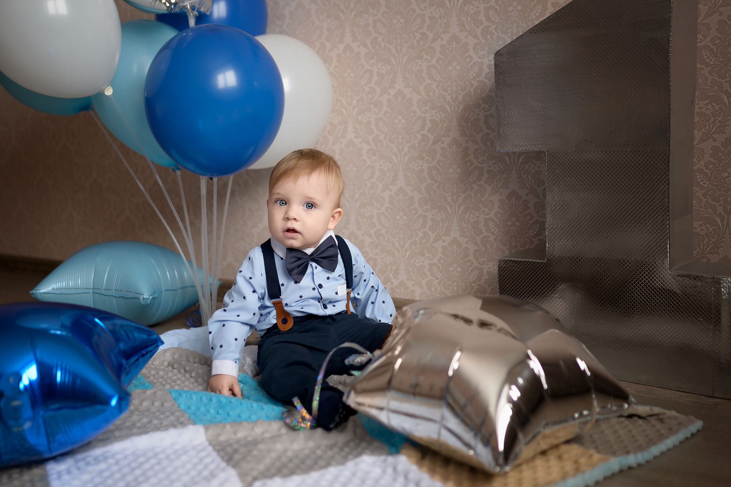 день рождения ребенка 1 год с шарами красноярск