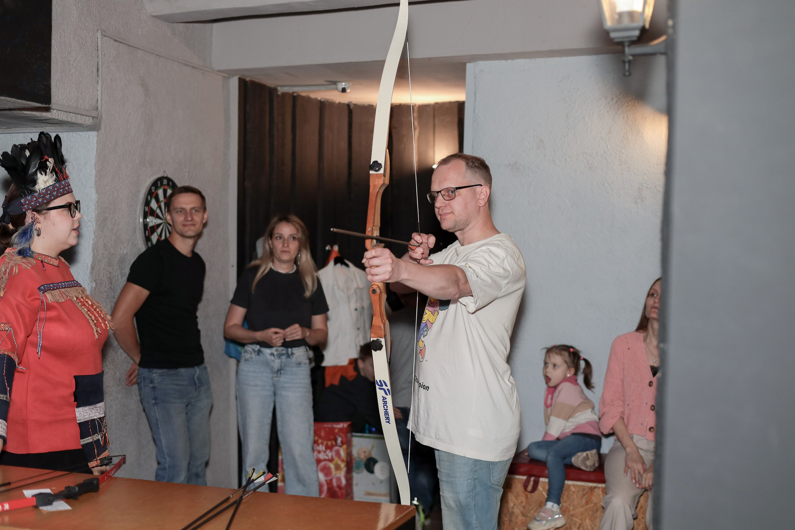 День рождение в стрелковом клубе. Фотограф Надршина Лилия