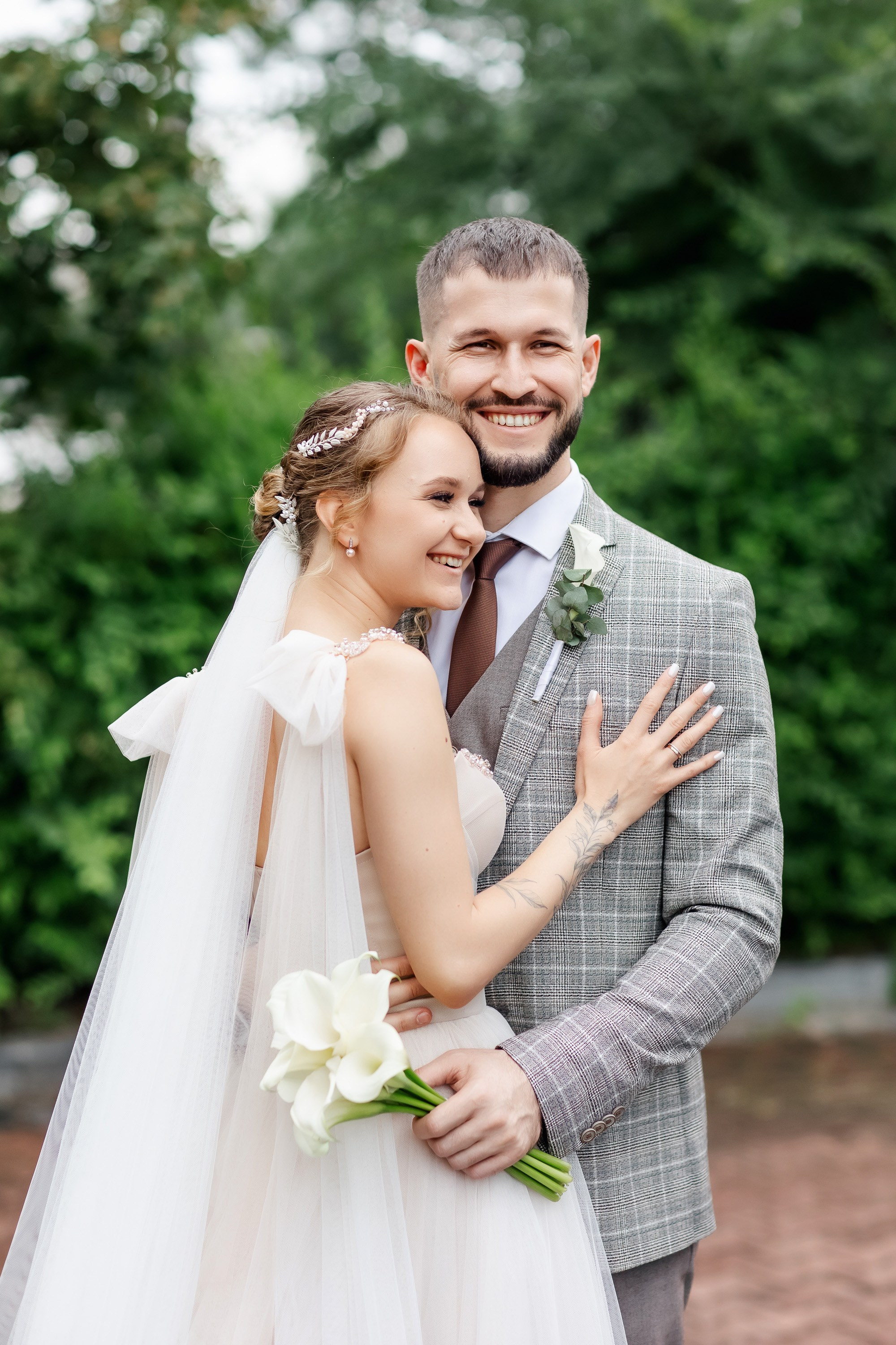 Степан и Ульяна. Утро. Загс. Прогулка. Дождь и солнце. Свадебный фотограф в Хабаровске