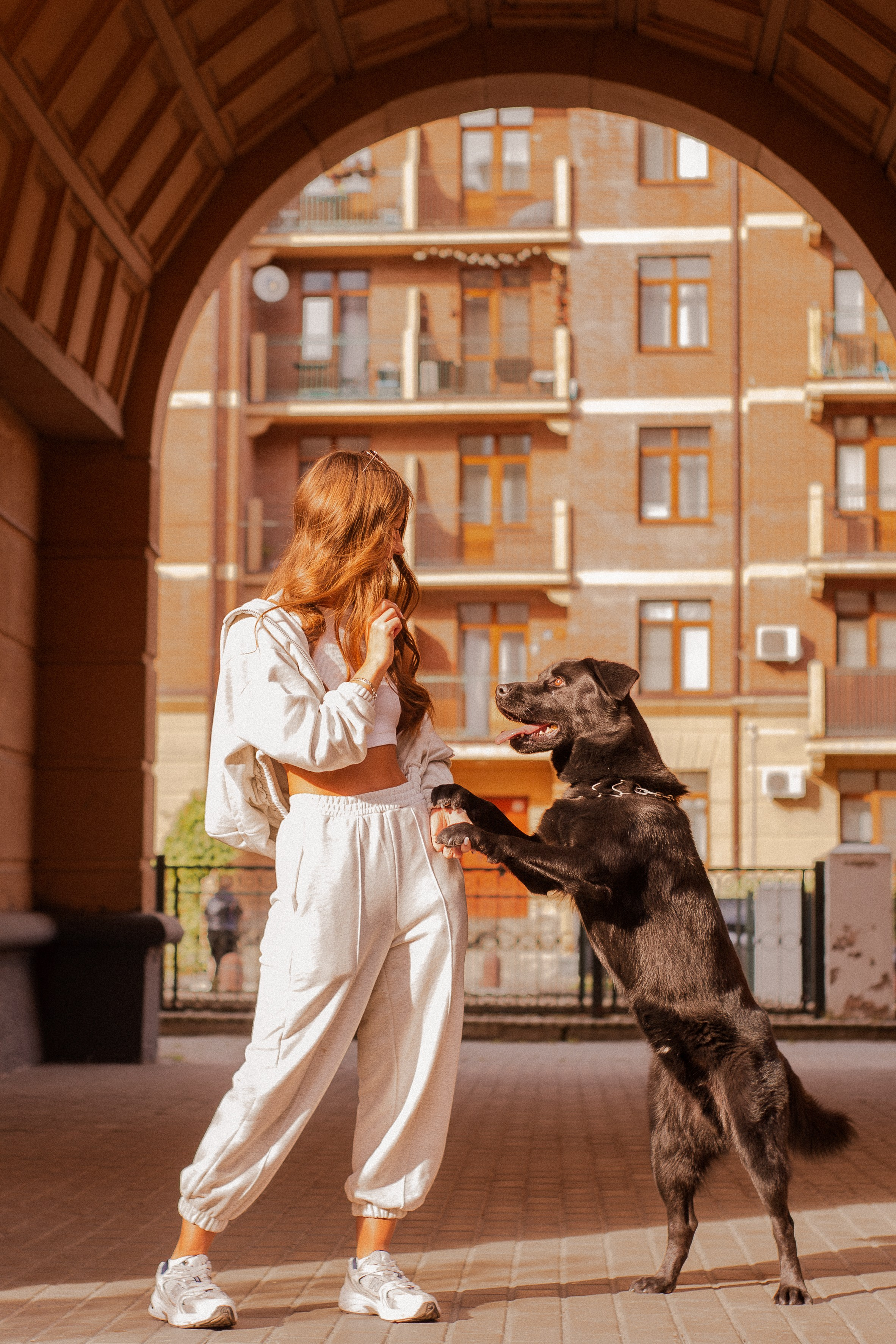 Анна и Лаки. Фотограф-анималист Мария Баркевич | Москва