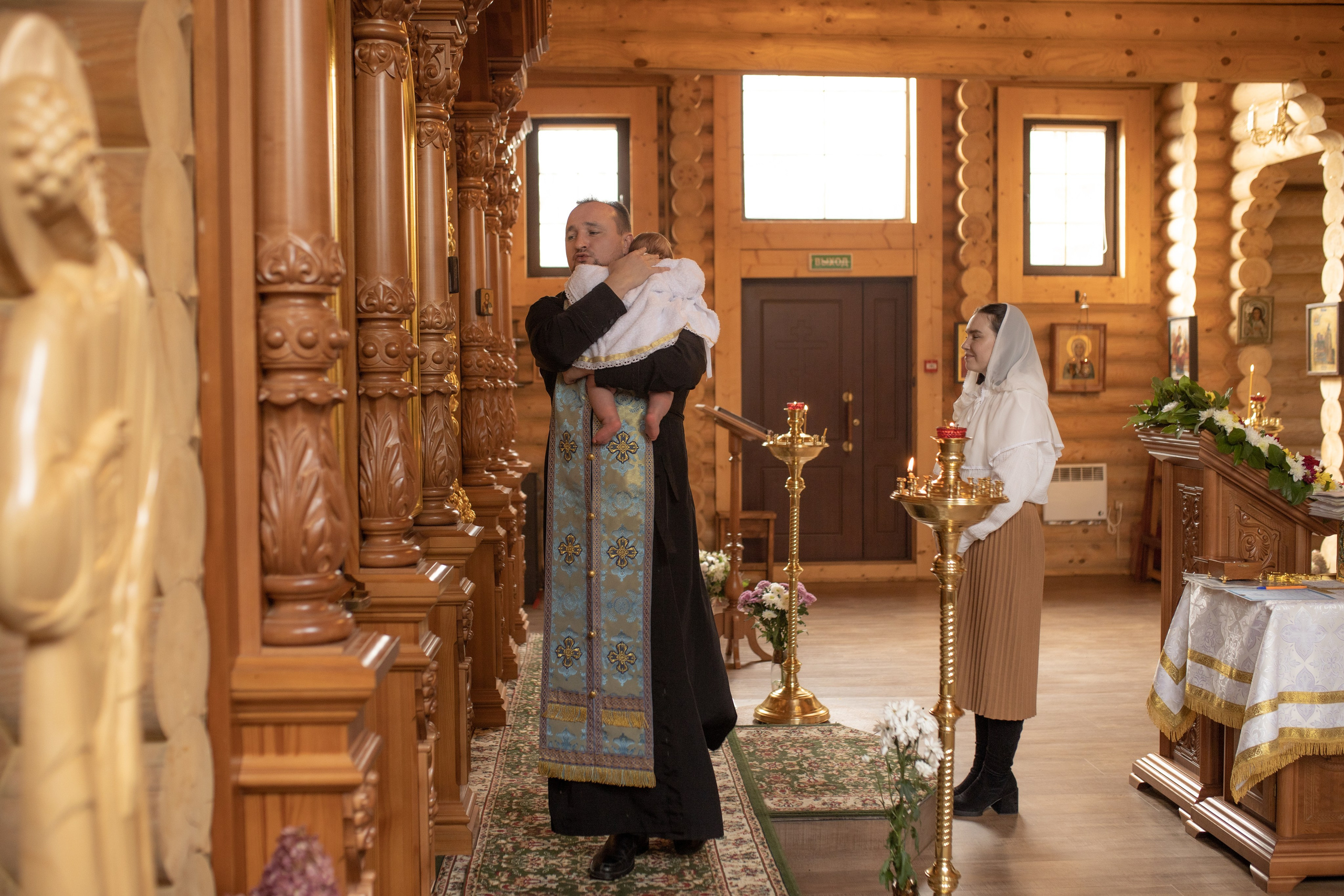 Таинство крещения Марка. Фотограф в Железнодорожном и Балашихе