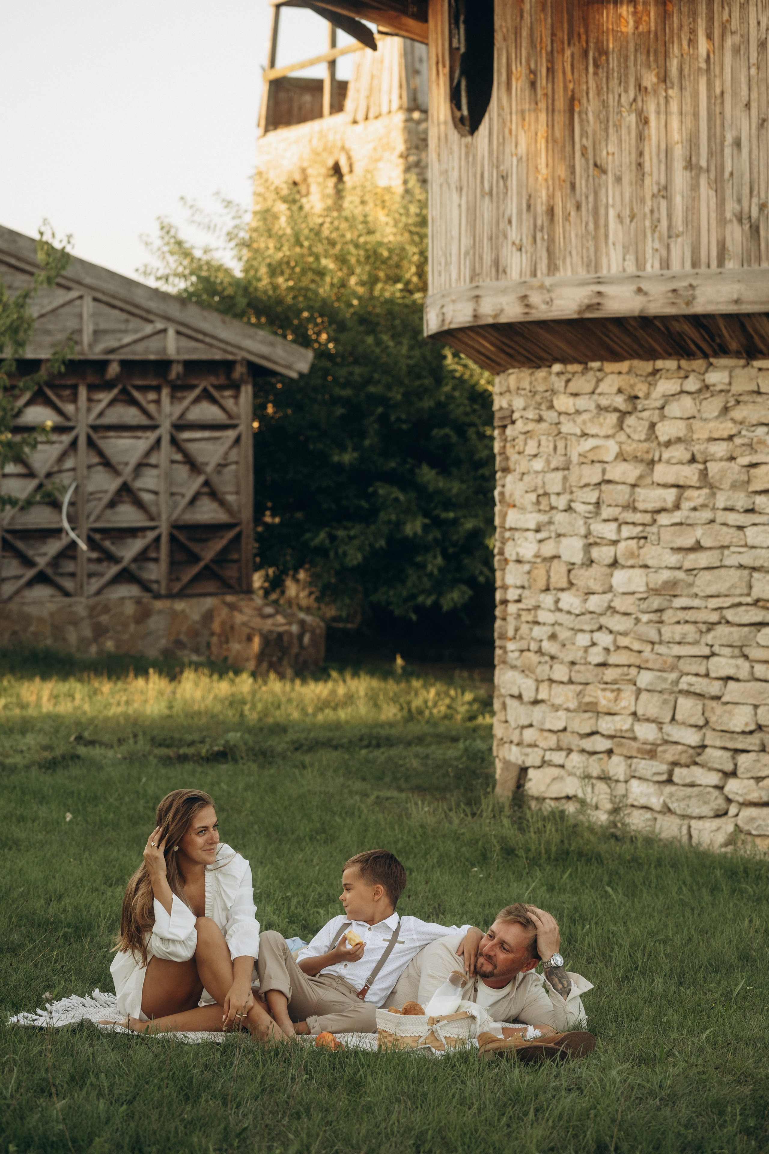 Групповые фото большой семьи в Геленджике