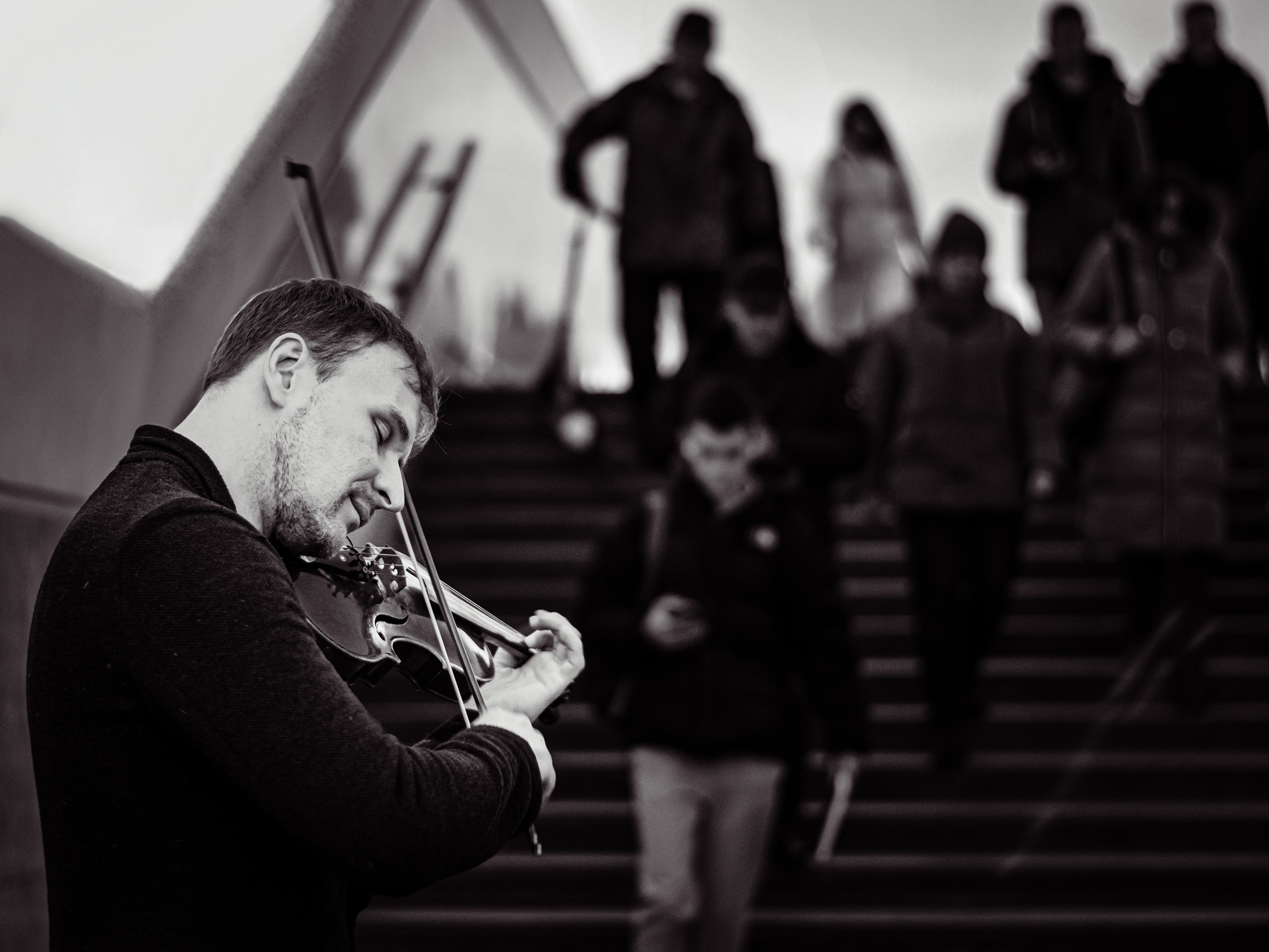 «Музыка в метро». Фотограф в Москве, фотожурналист Александр Малахов
