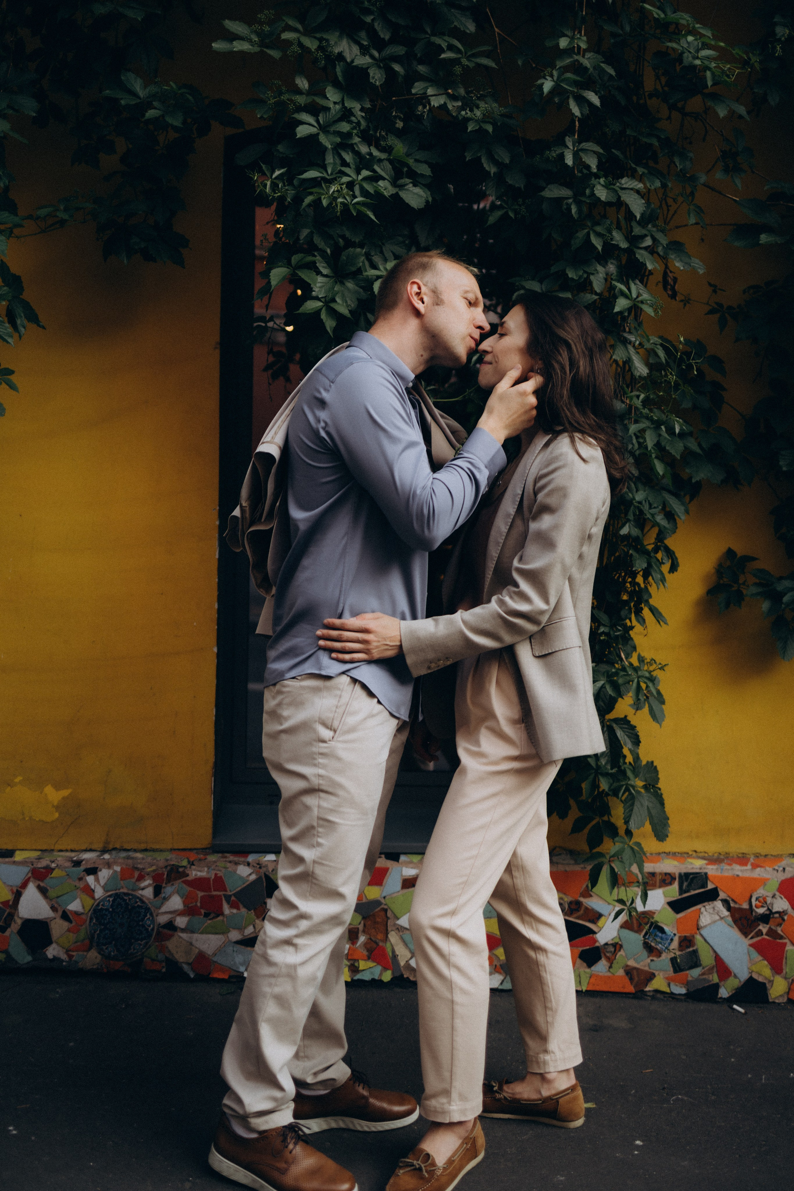 Прогулочная фотосессия влюбленных. Семейный фотограф в Москве и Люберцах Юлия Гуськова