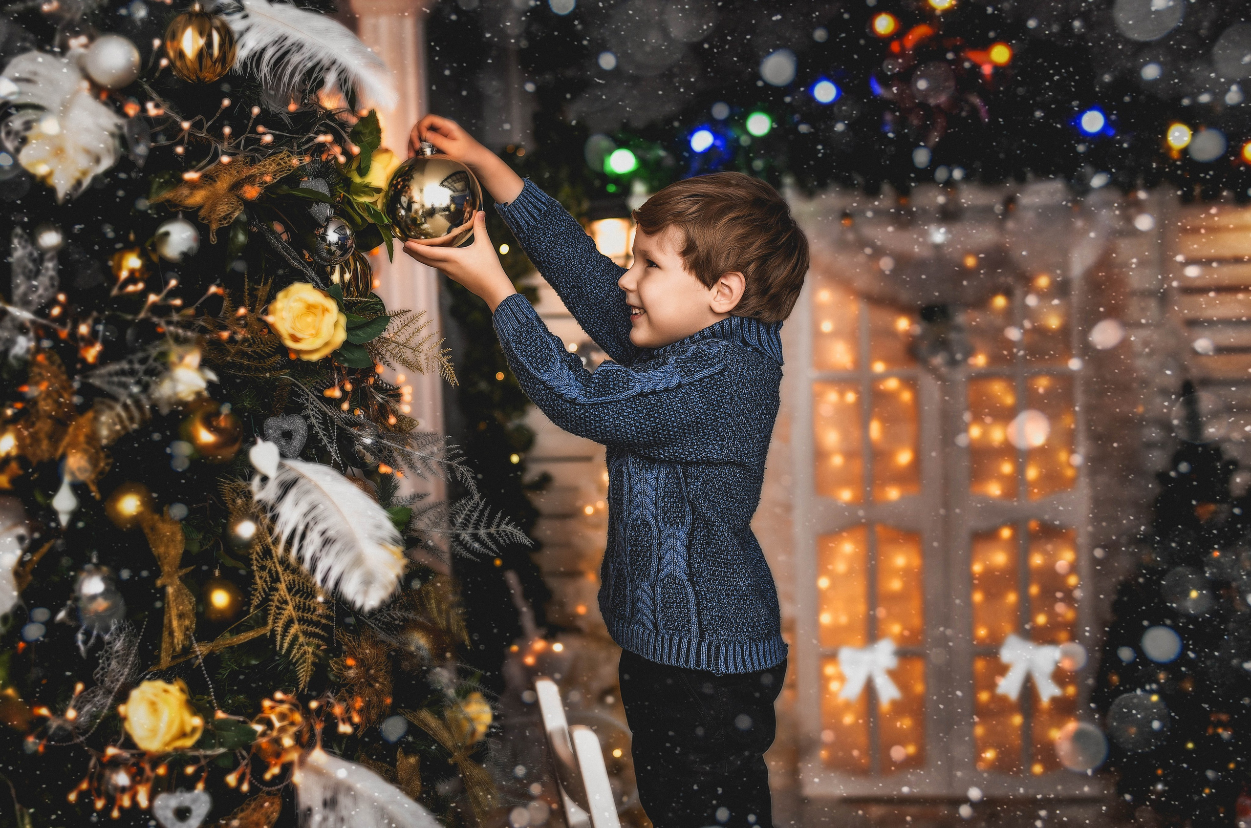 Новогодняя семейная 3. Свадебный, семейный, детский, контент фотограф в Омске Максим Ильин
