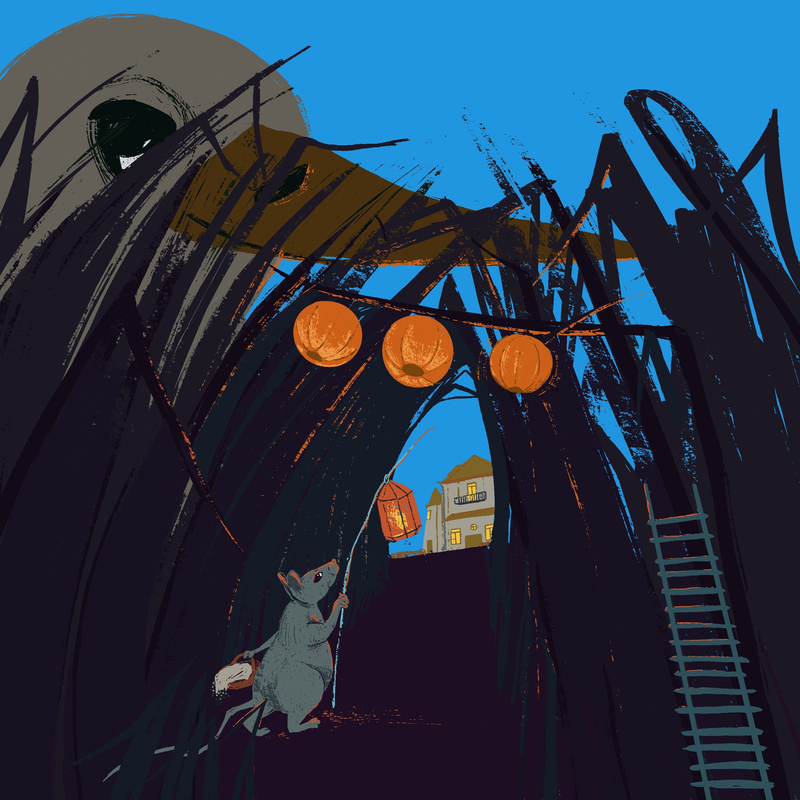 Peactober 2024. Детская иллюстрация 