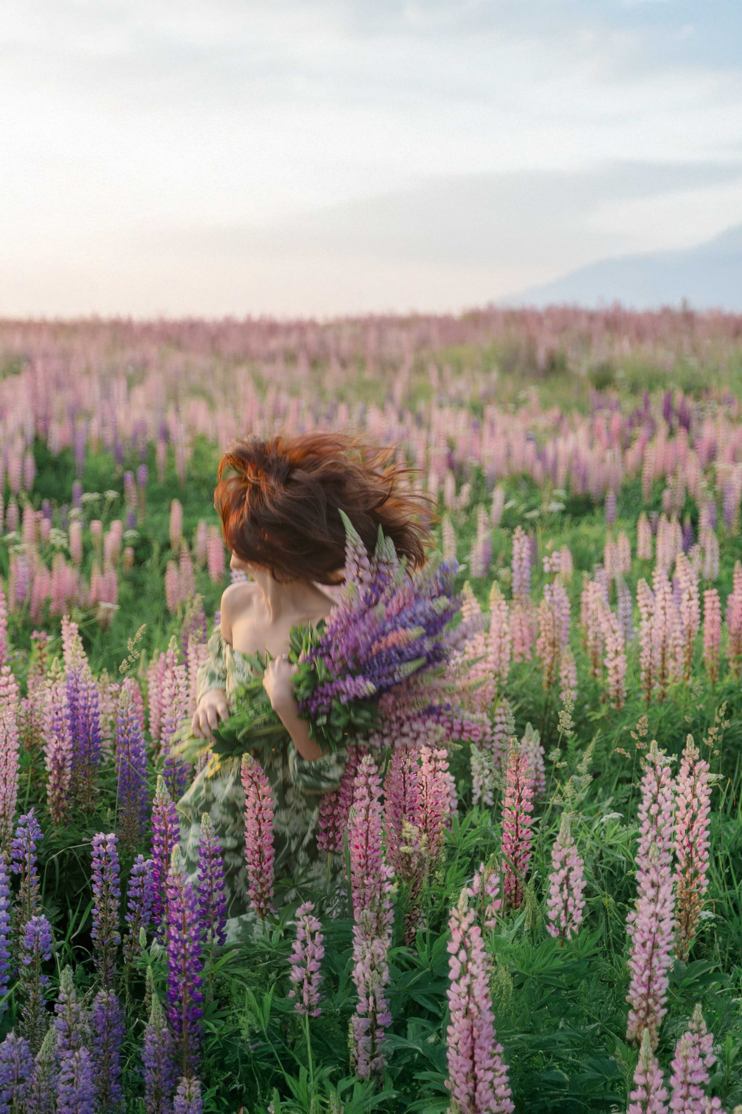 Наташа и люпины. Фотограф и видеограф в Москве и Абу Даби Мария Кулагина