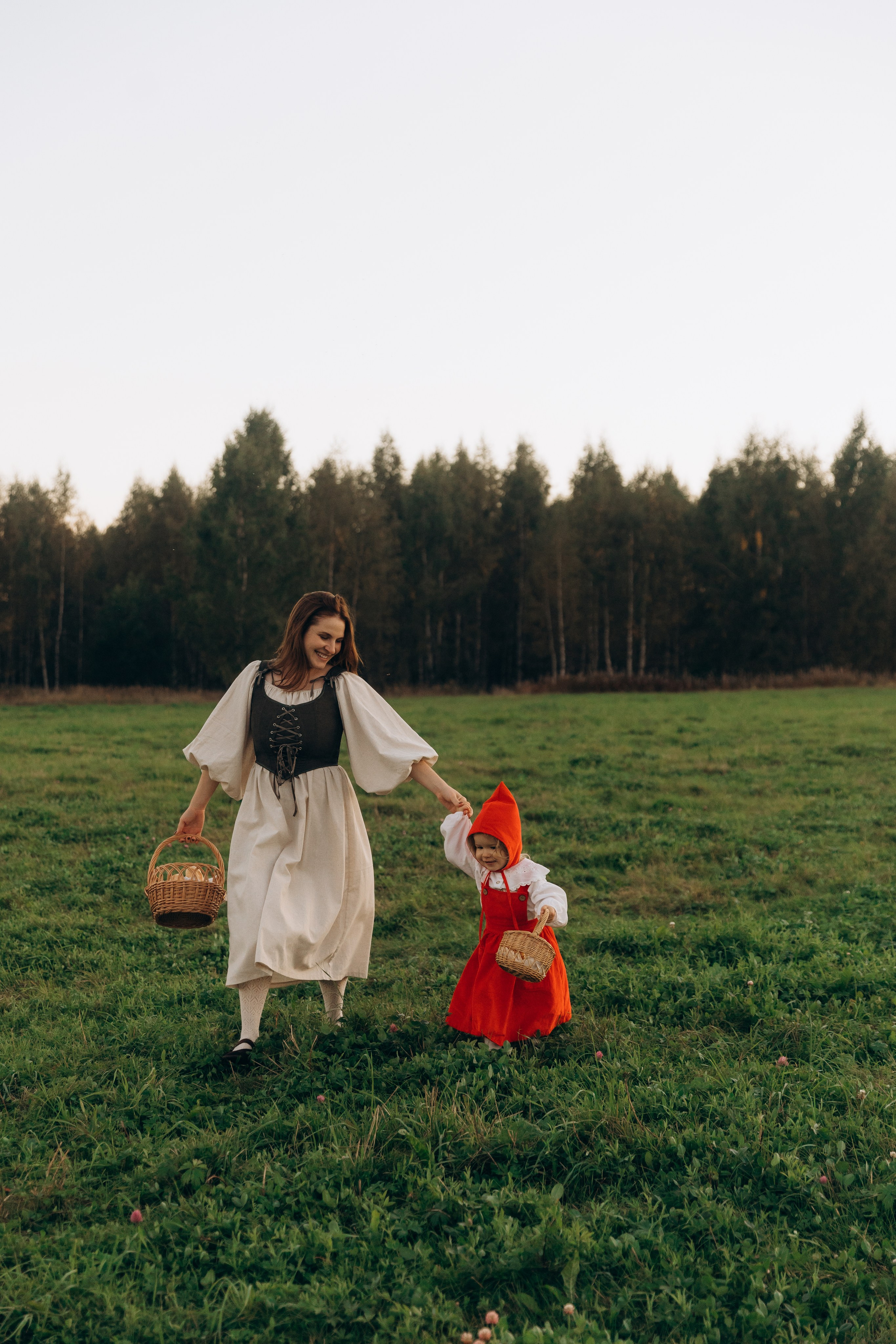 Семейная Фотосессия с оленями Бемби
