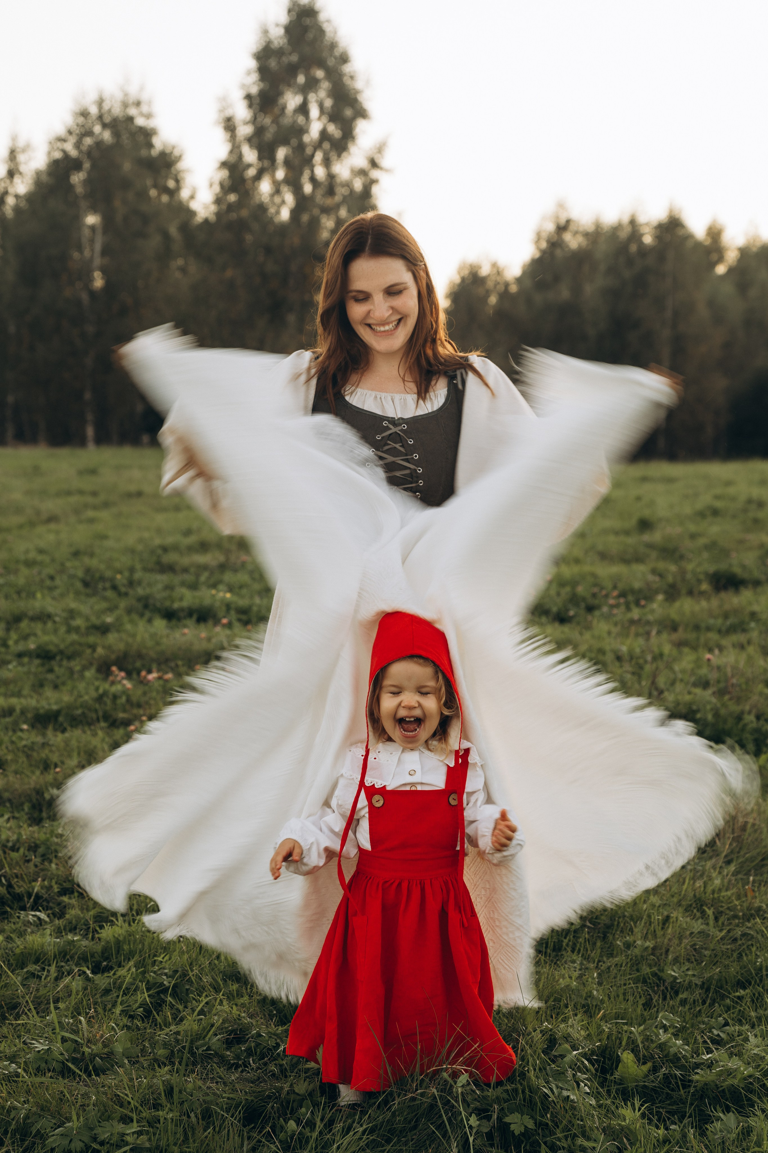 Семейная Фотосессия с оленями Бемби