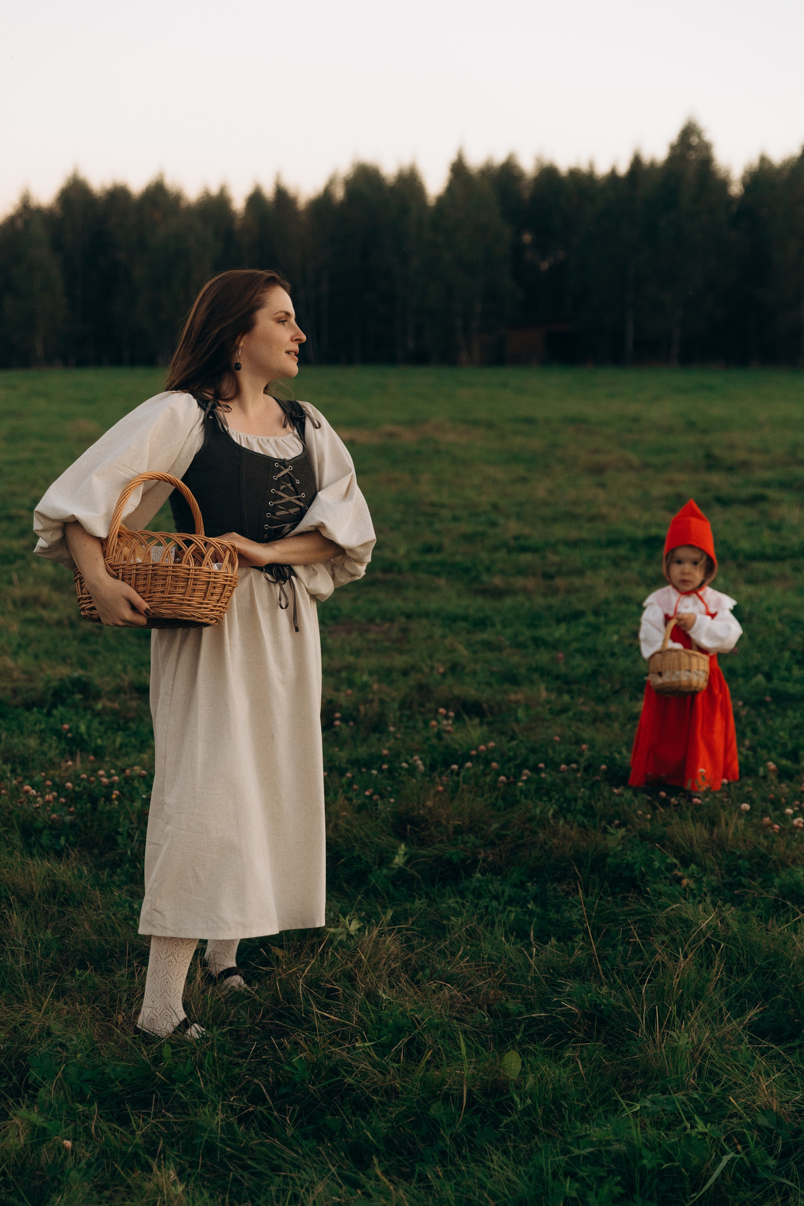 Семейная Фотосессия с оленями Бемби