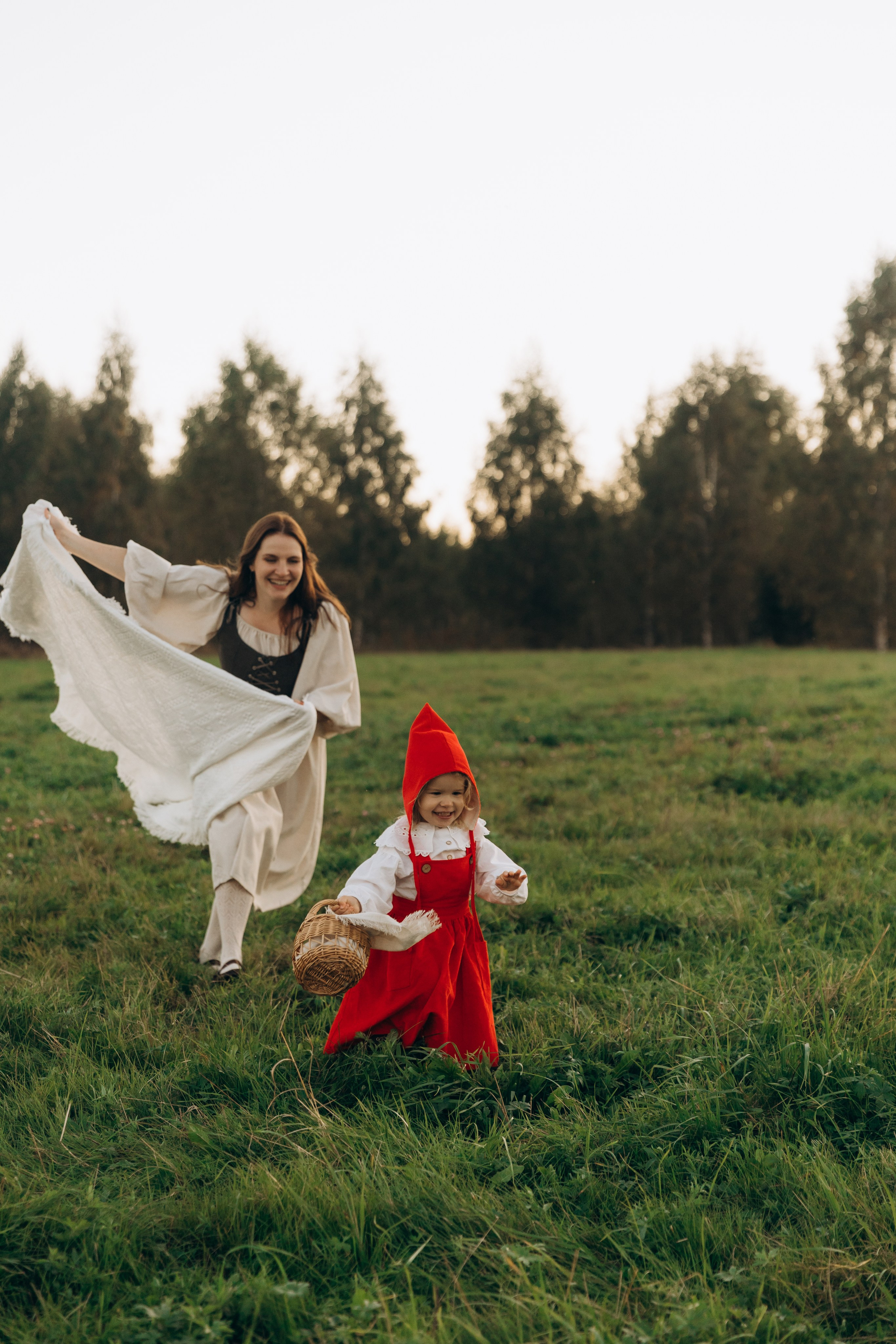 Семейная Фотосессия с оленями Бемби
