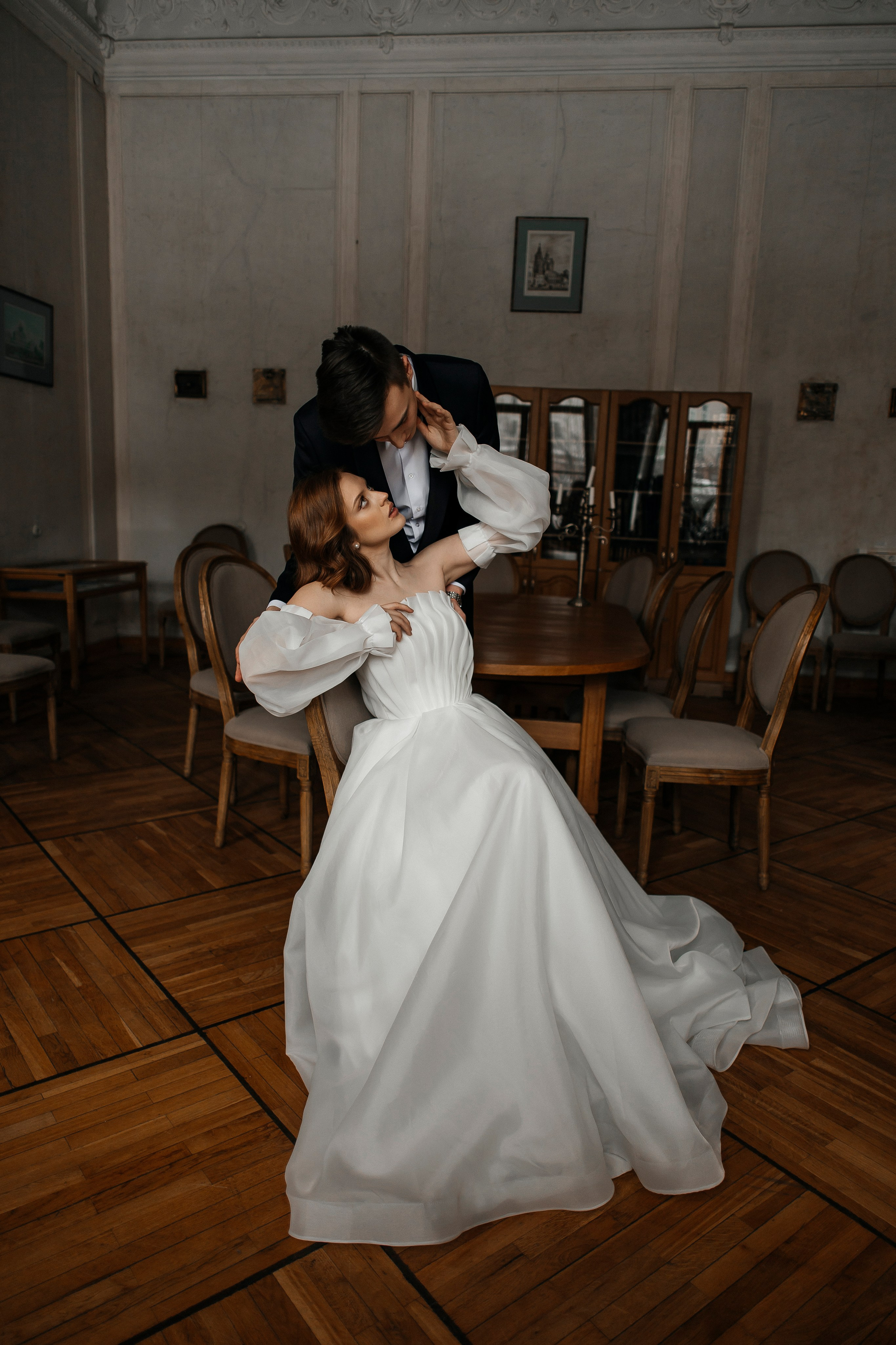 Мария и Александр (съемка в библиотеке). Фотограф в Москве Екатерина Потапова