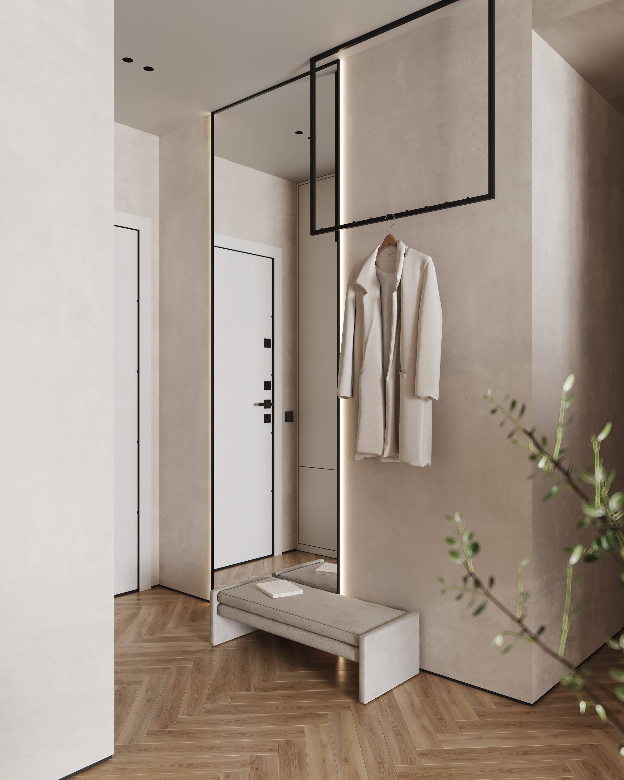 Neva Towers. Дизайн интерьера | 3D визуализация | Миланская Марина