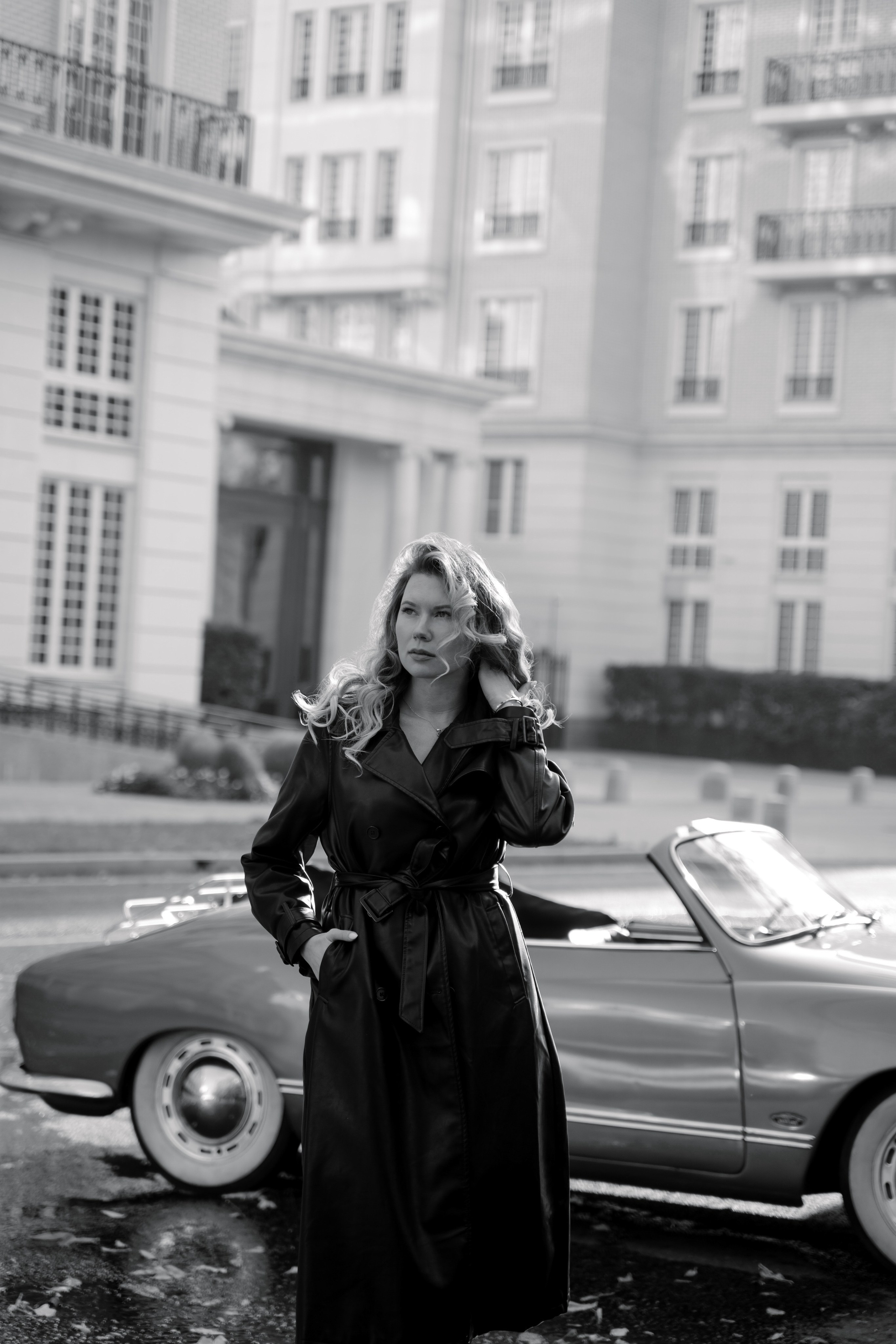 История с ретро кабриолетом. Портретный фотограф в Москве