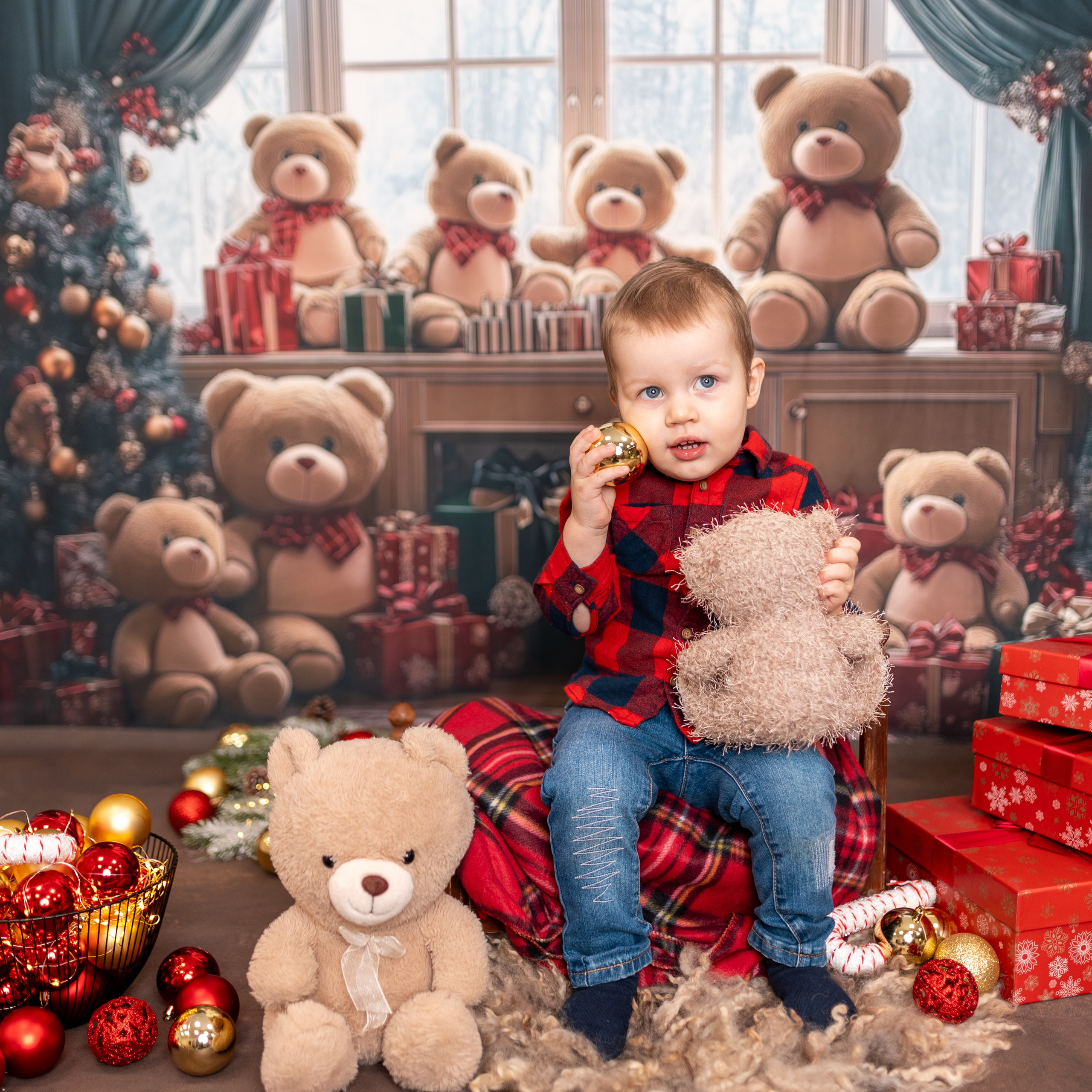 Новогодние. Фотограф новорожденных. Детский и семейный фотограф Марьяна Юдина