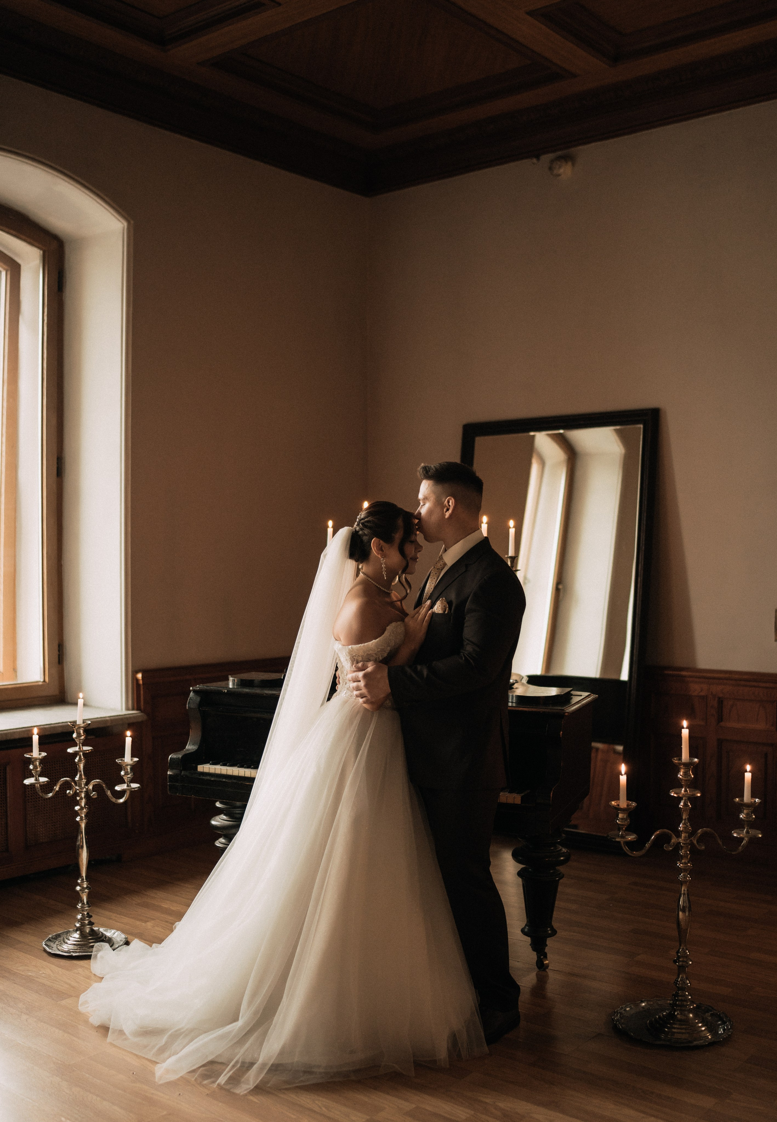 Свадебная фотосессия в студии. Федосова Елизавета. Свадебный фотограф в СПб.