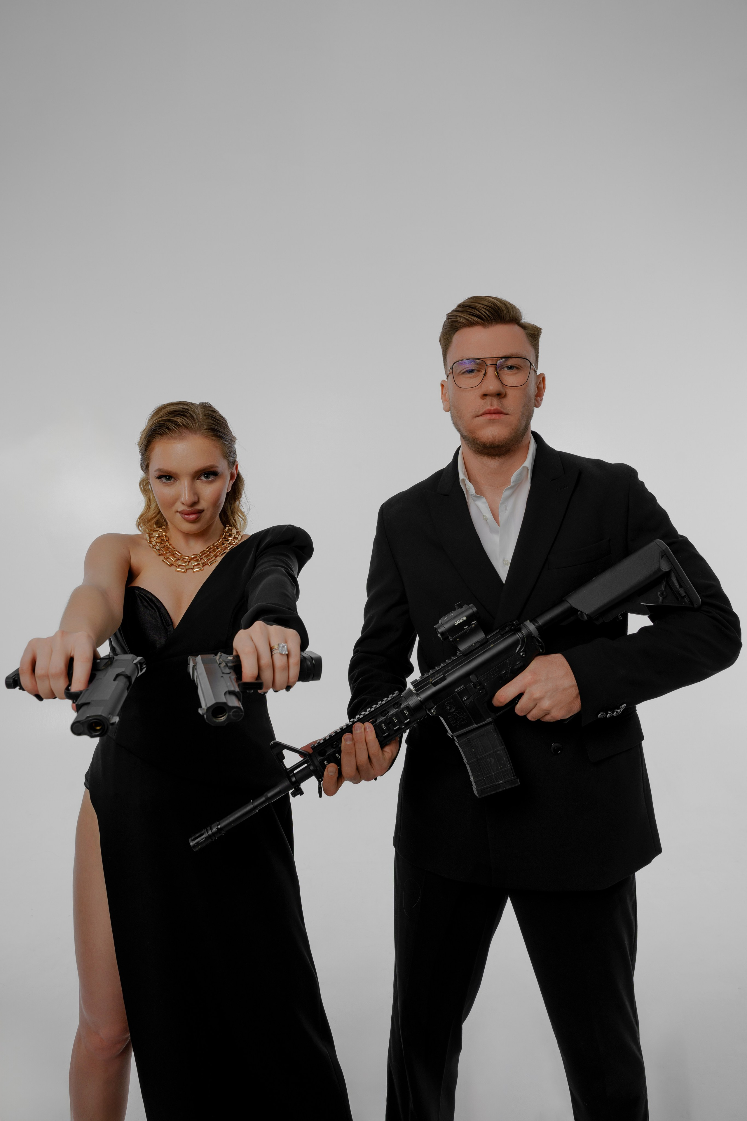 Фотосессия в стиле Mr. & Mrs. Smith. Репортажный фотограф Москва Сергей Дружинин