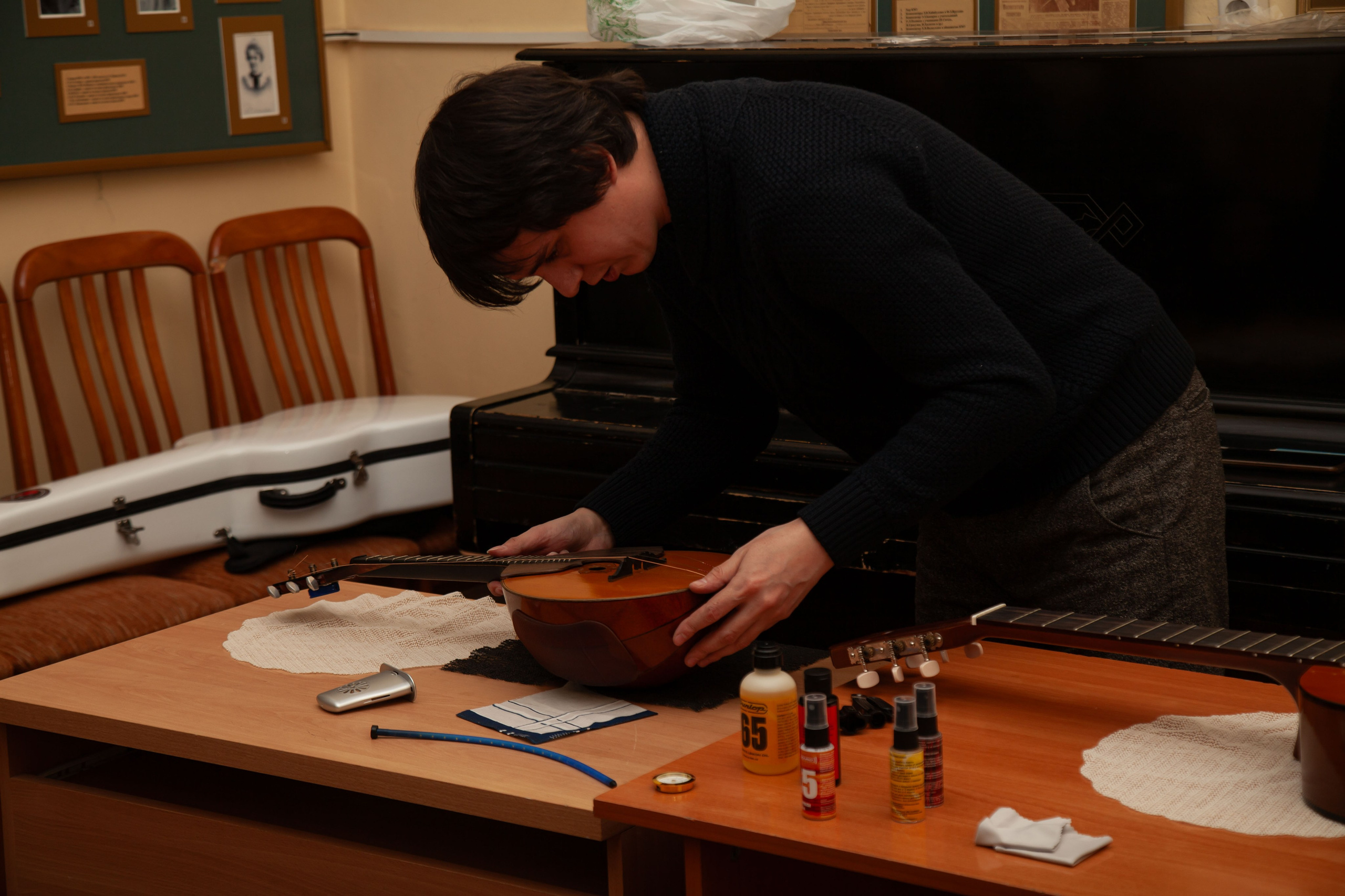 Мастер-класс по уходу за щипковыми инструментами. 04.01.24. Профессиональное фото в Казани: от идеи до результата. Фотограф Яна Мур