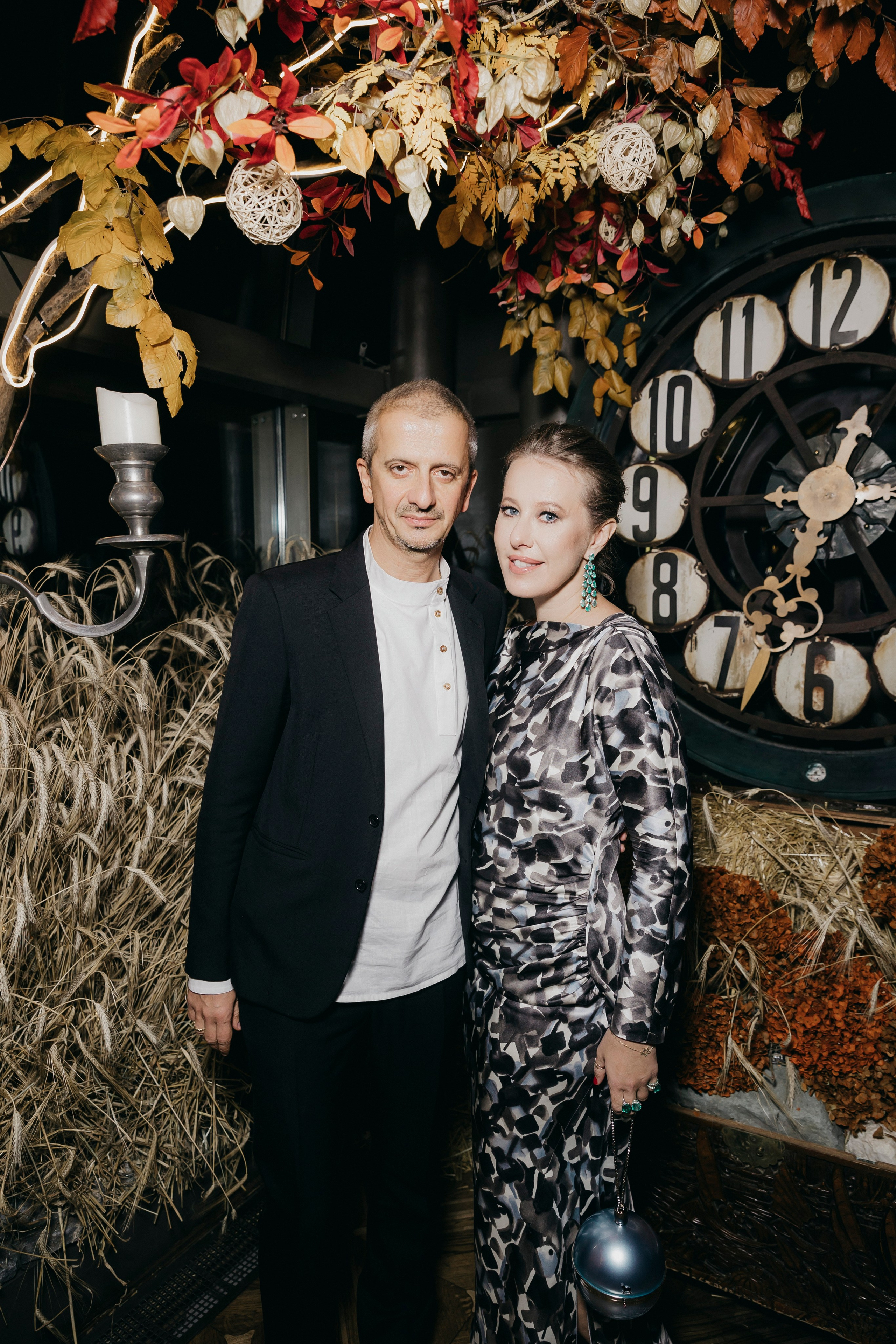 Константин Богомолов и Ксения Собчак 12th Anniversary White Rabbit