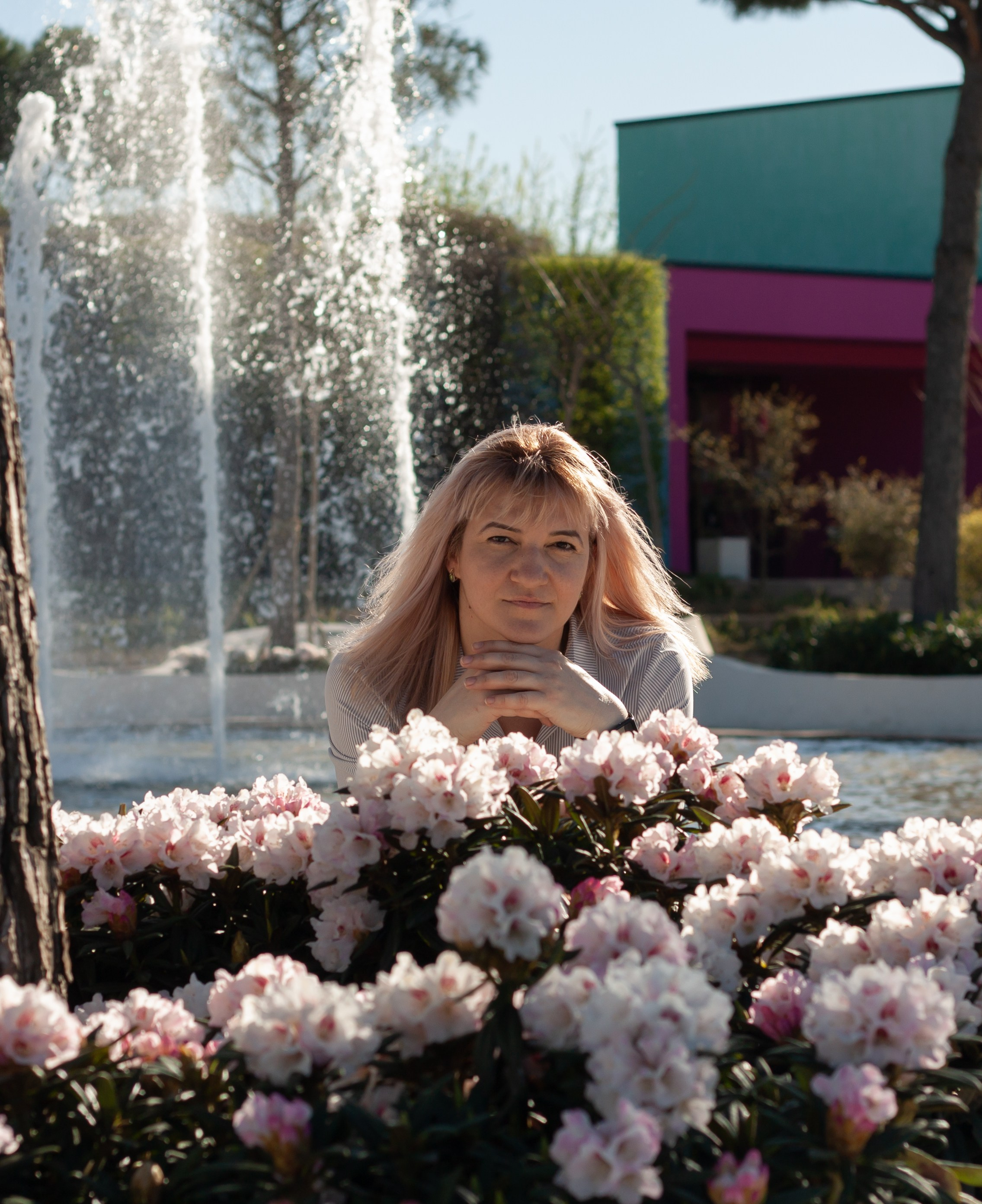 В парке. Фотограф