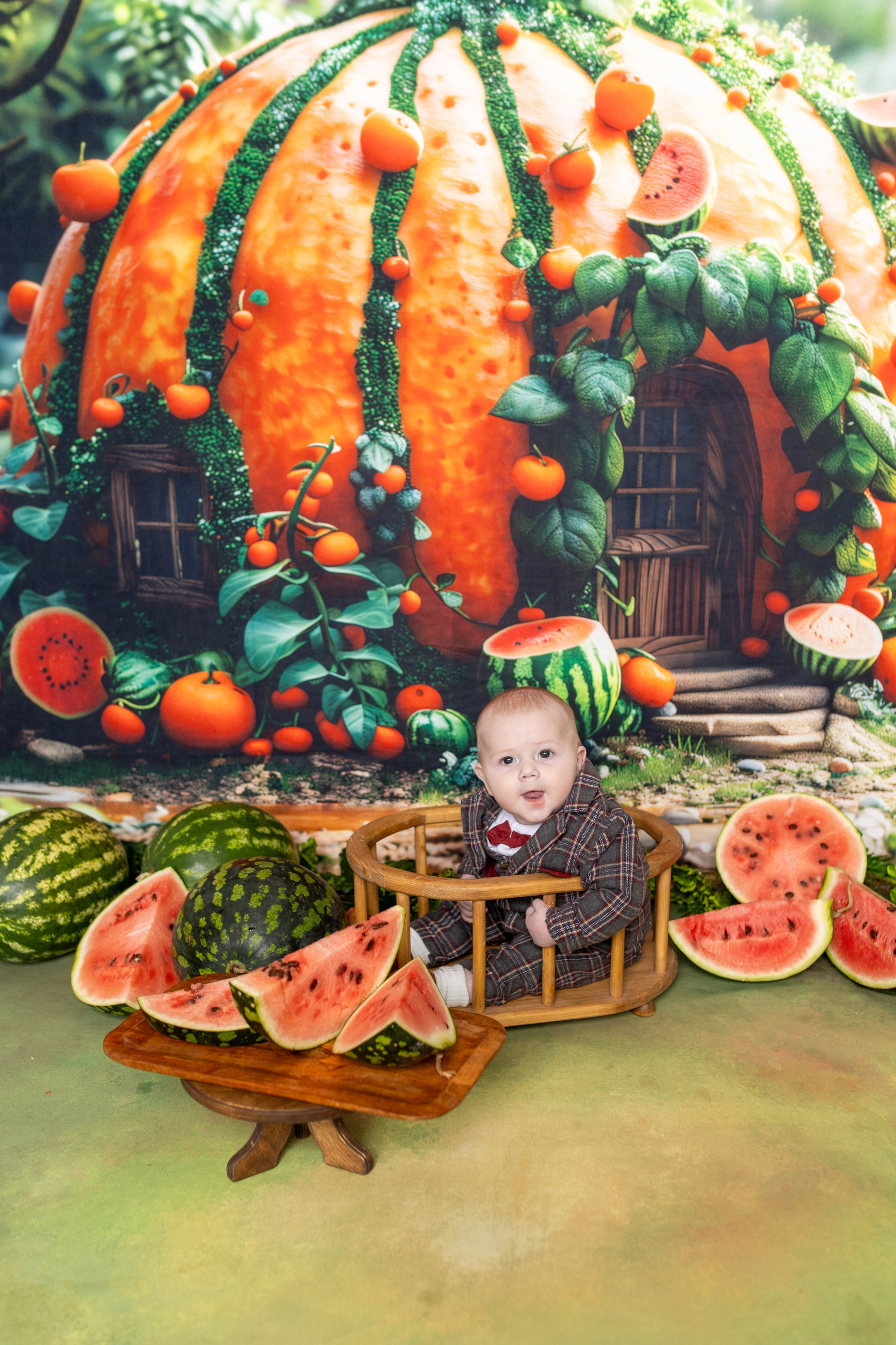 Тыквенно-арбузные фотодни. Фотограф новорожденных. Детский и семейный фотограф Марьяна Юдина