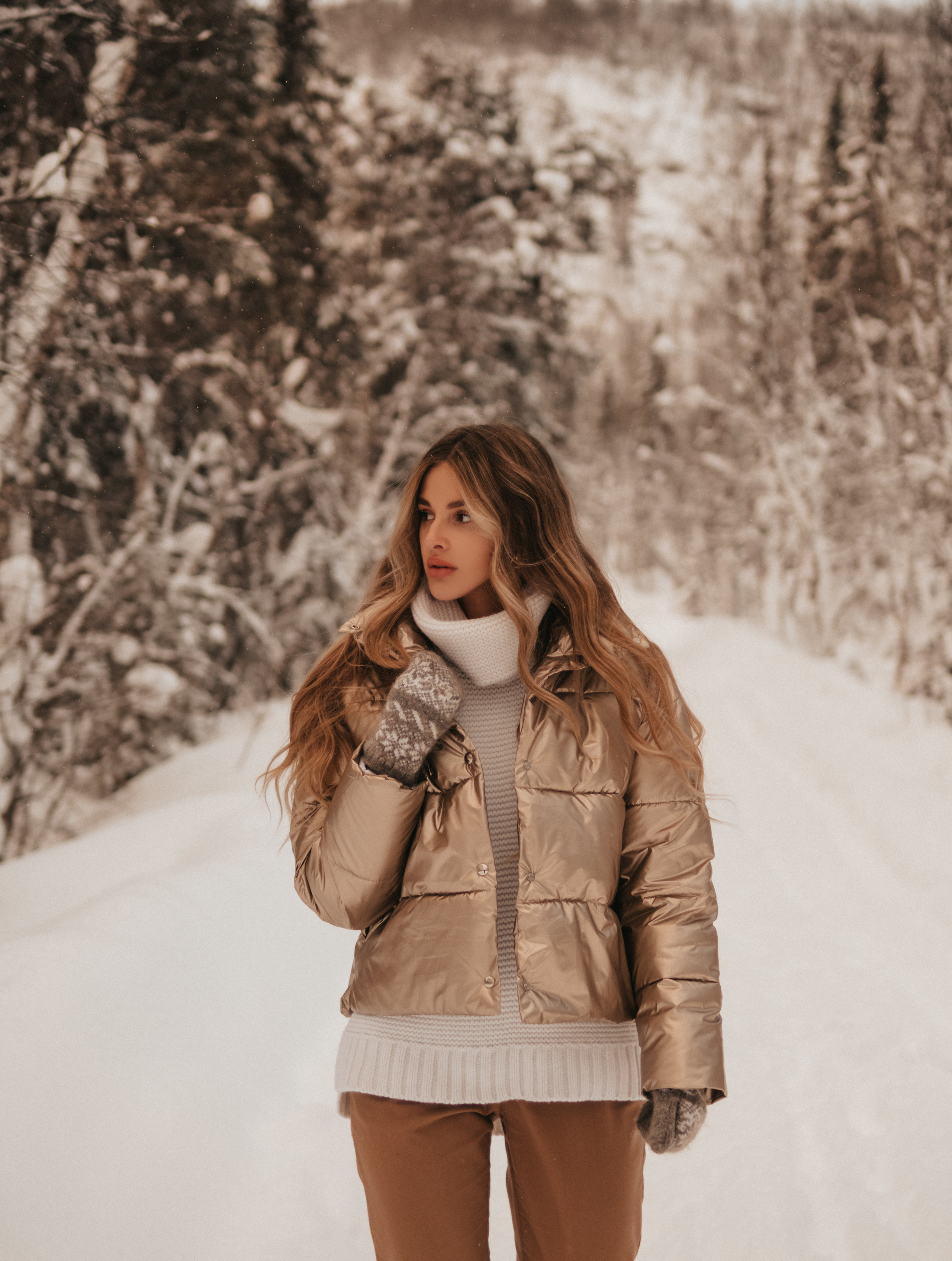 Фотосессия в зимнем лесу. Фотограф и видеограф в Мурманске, Москве Екатерина Нечаева
