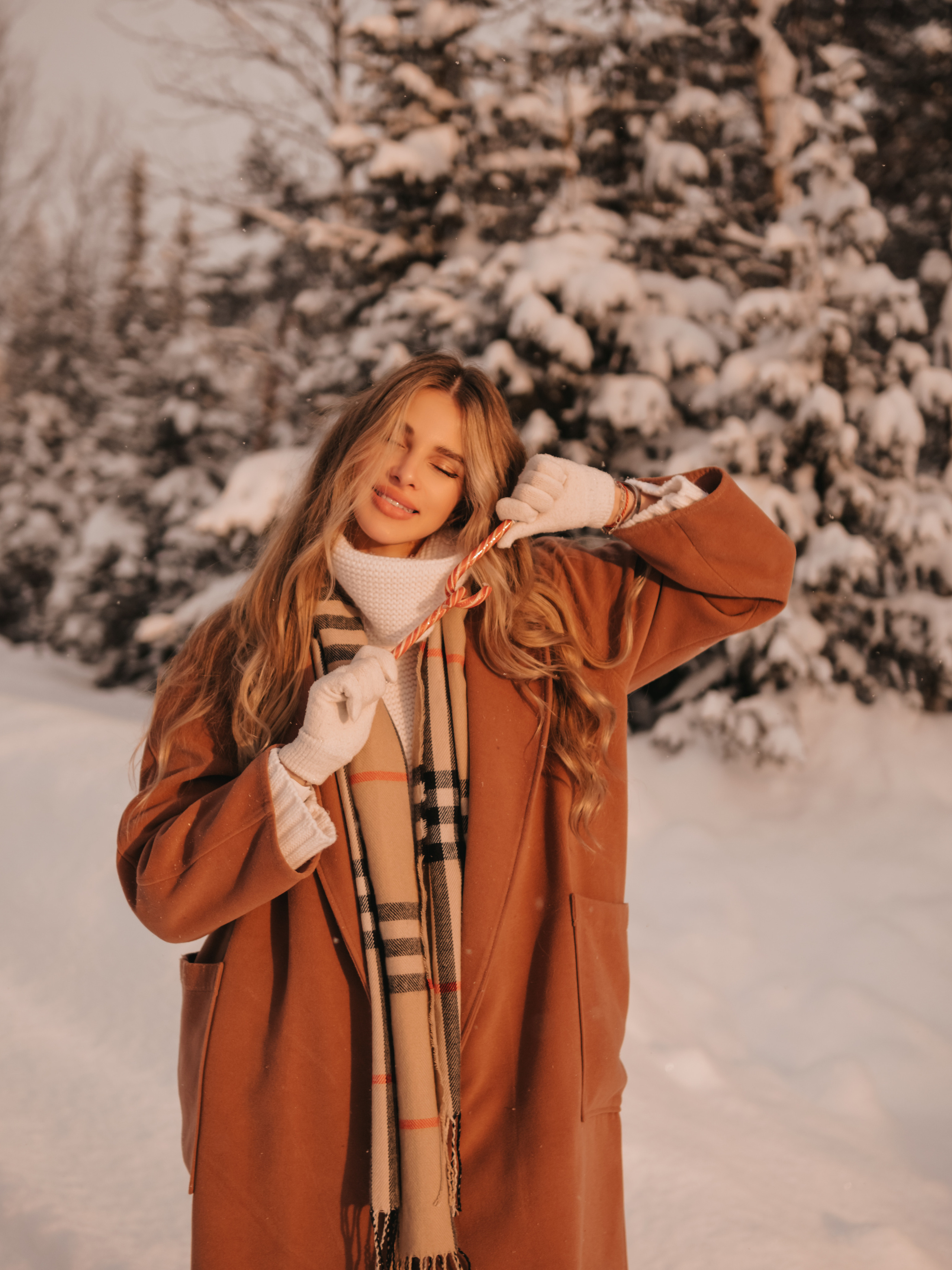 Фотосессия в зимнем лесу. Фотограф и видеограф в Мурманске, Москве Екатерина Нечаева