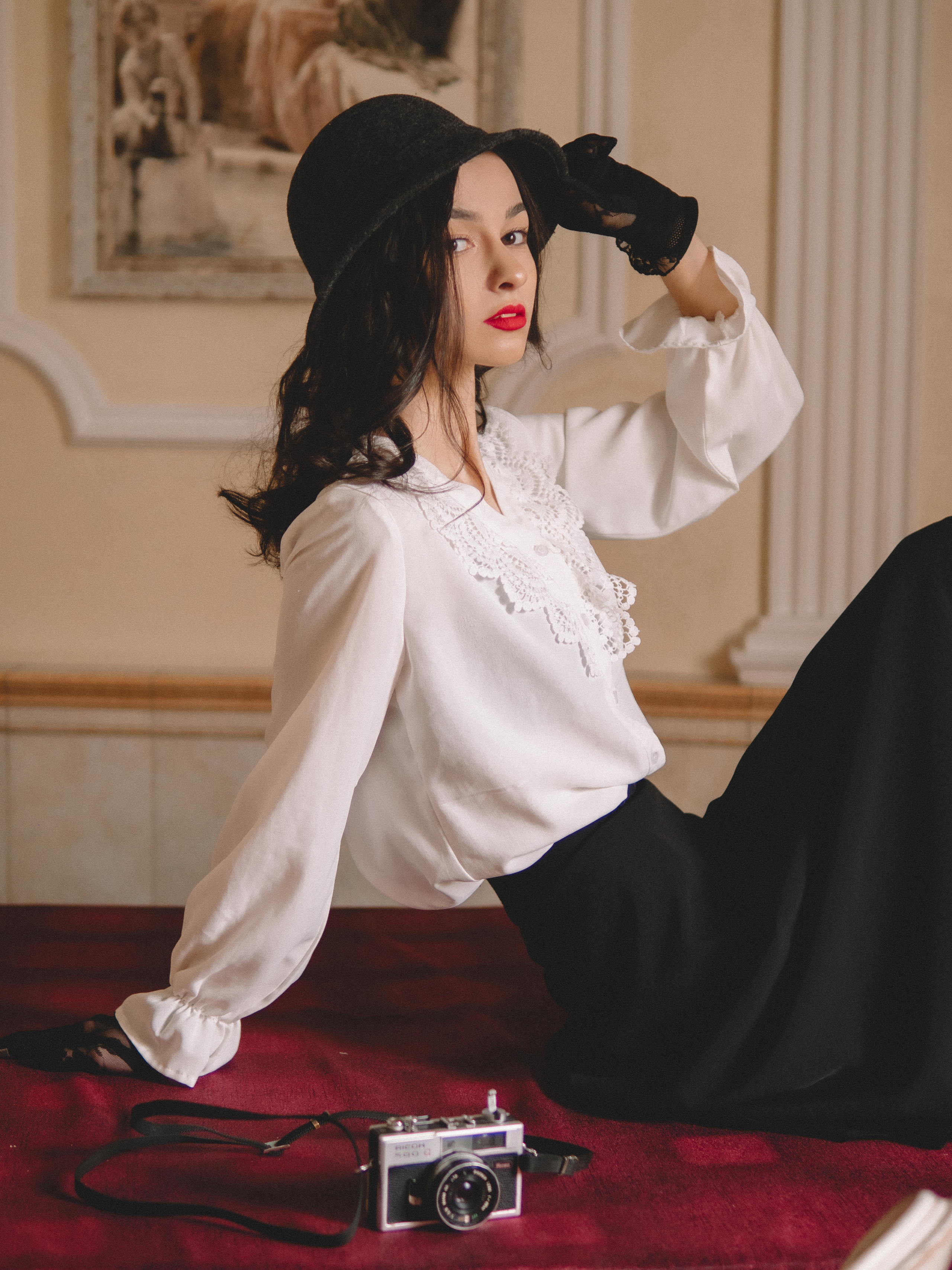 Винтажная фотосессия в ресторане. Фотограф и видеограф в Мурманске, Москве Екатерина Нечаева