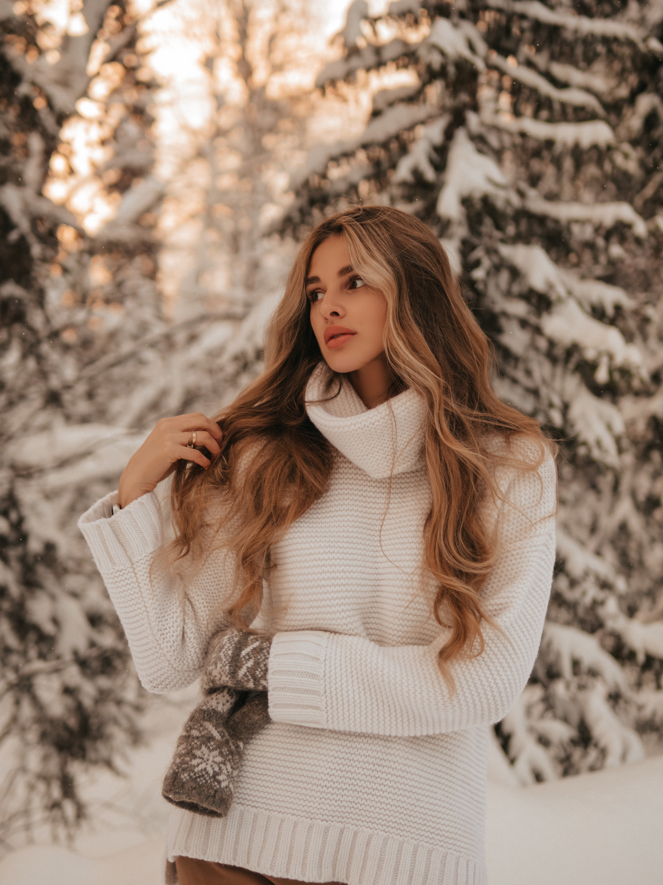 Фотосессия в зимнем лесу. Фотограф и видеограф в Мурманске, Москве Екатерина Нечаева