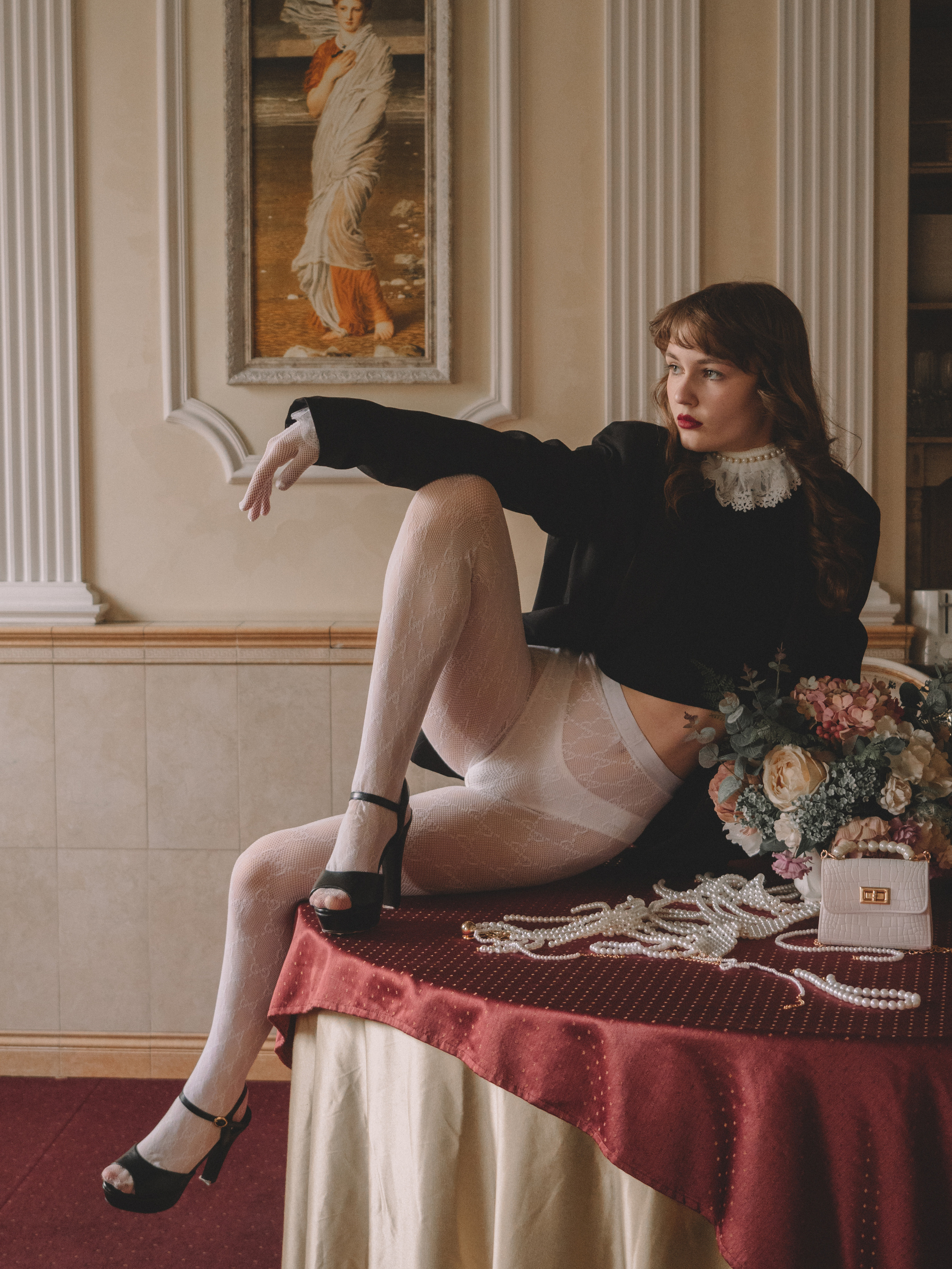 Винтажная фотосессия в ресторане. Фотограф и видеограф в Мурманске, Москве Екатерина Нечаева