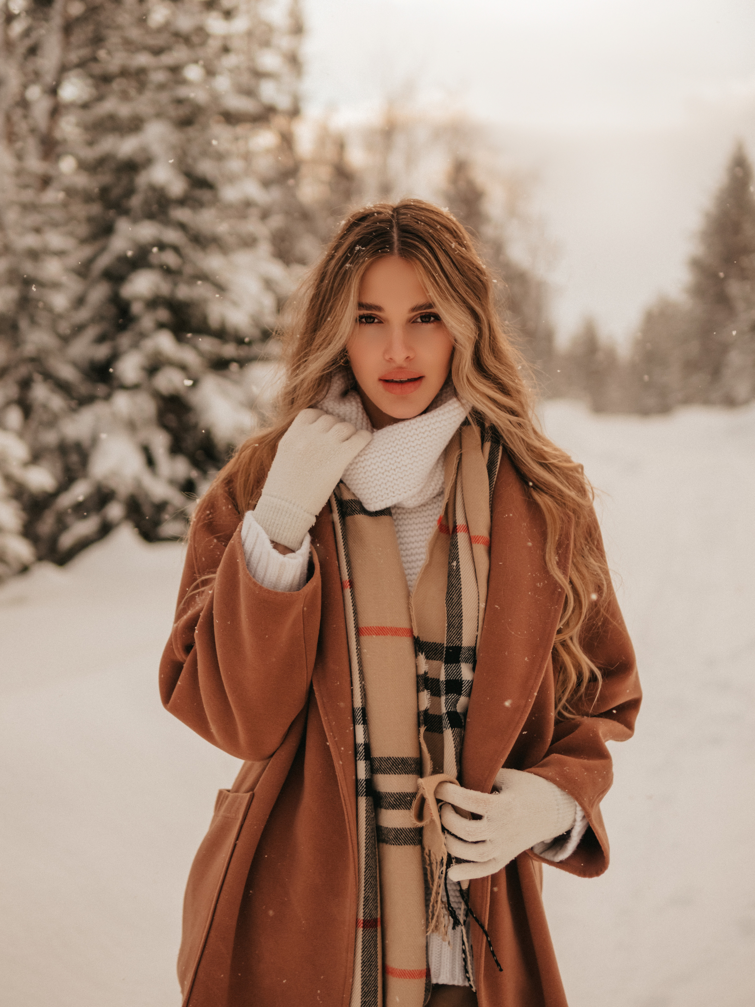 Фотосессия в зимнем лесу. Фотограф и видеограф в Мурманске, Москве Екатерина Нечаева