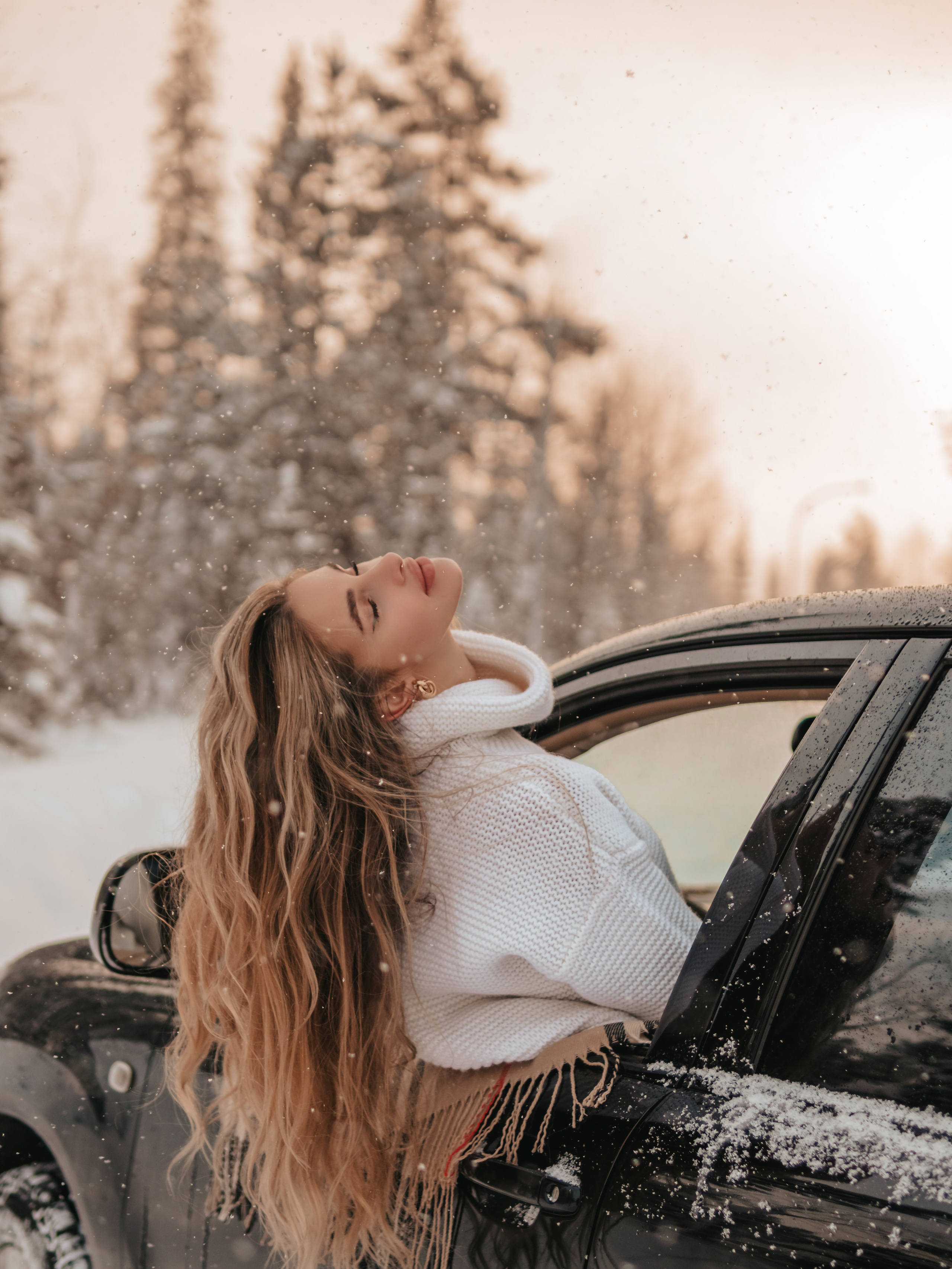 Фотосессия в зимнем лесу. Фотограф и видеограф в Мурманске, Москве Екатерина Нечаева