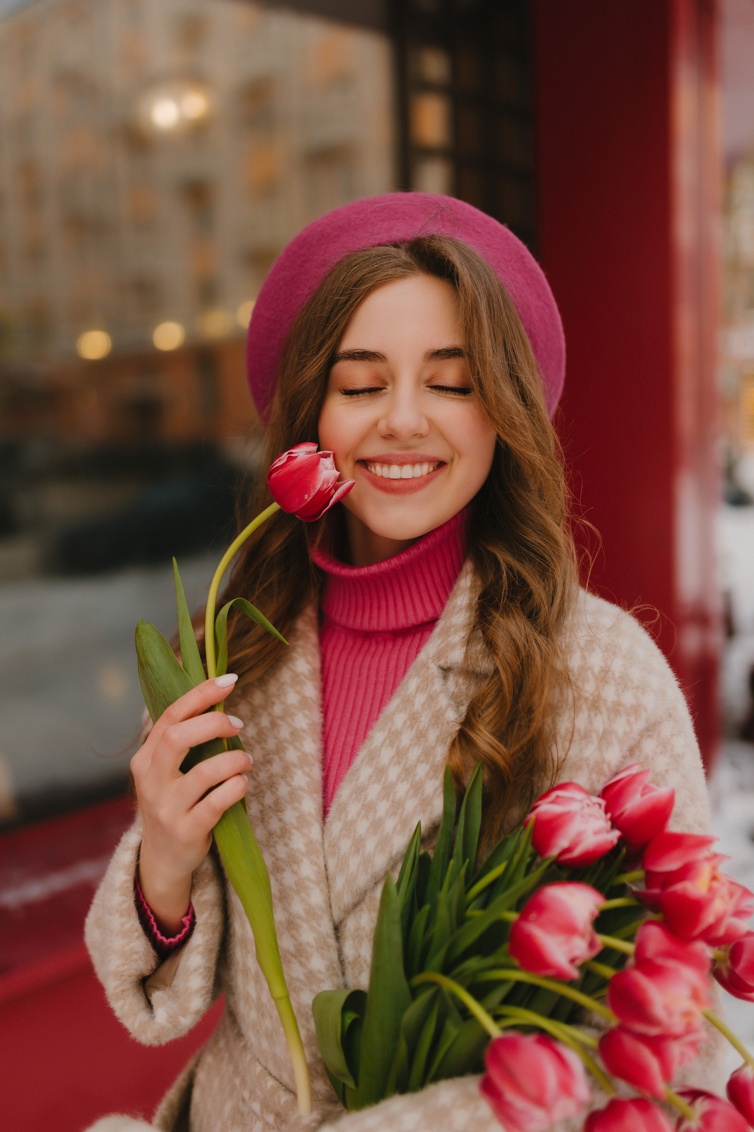 Фотосессия с тюльпанами. Фотограф и видеограф в Мурманске, Москве Екатерина Нечаева