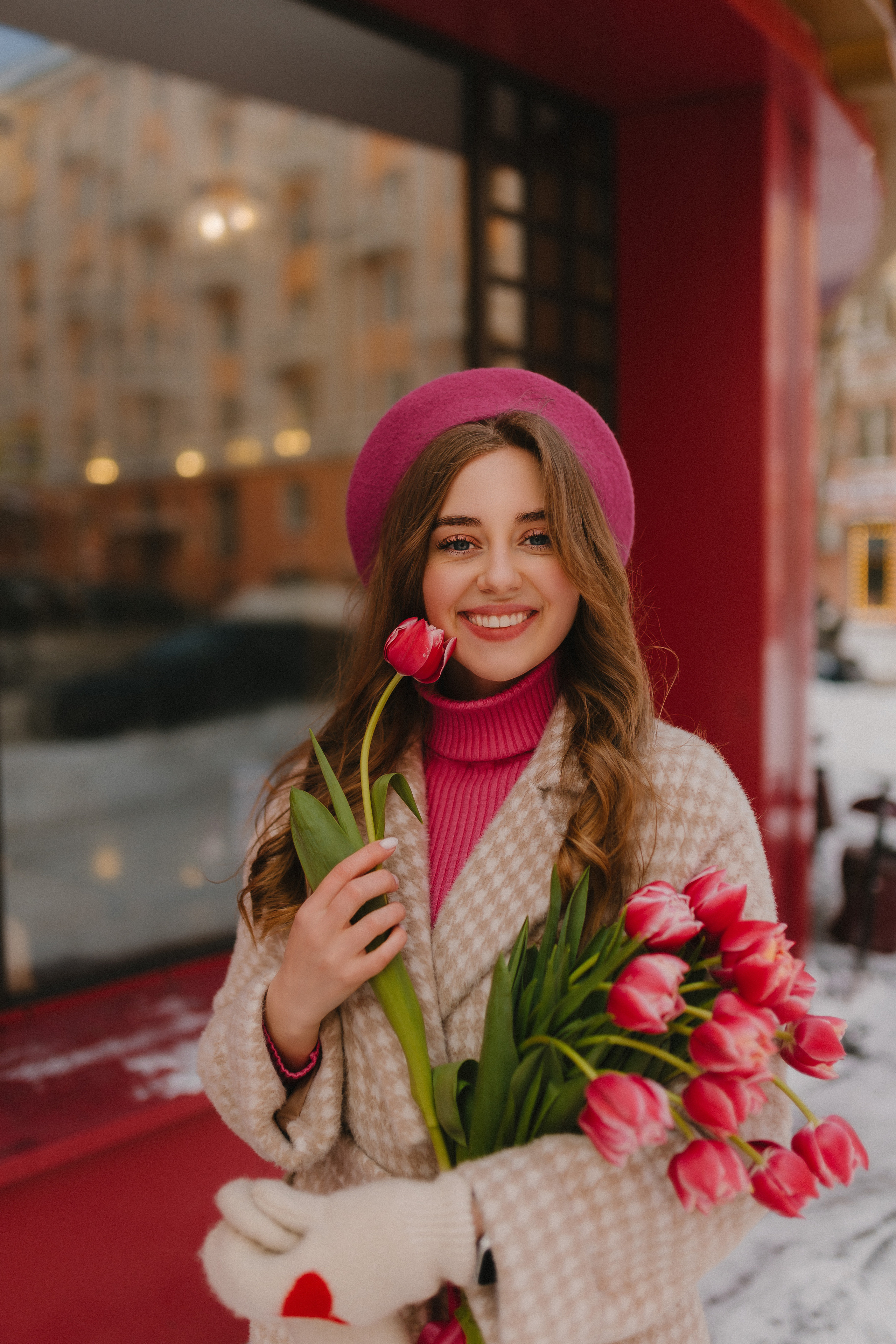 Фотосессия с тюльпанами. Фотограф и видеограф в Мурманске, Москве Екатерина Нечаева
