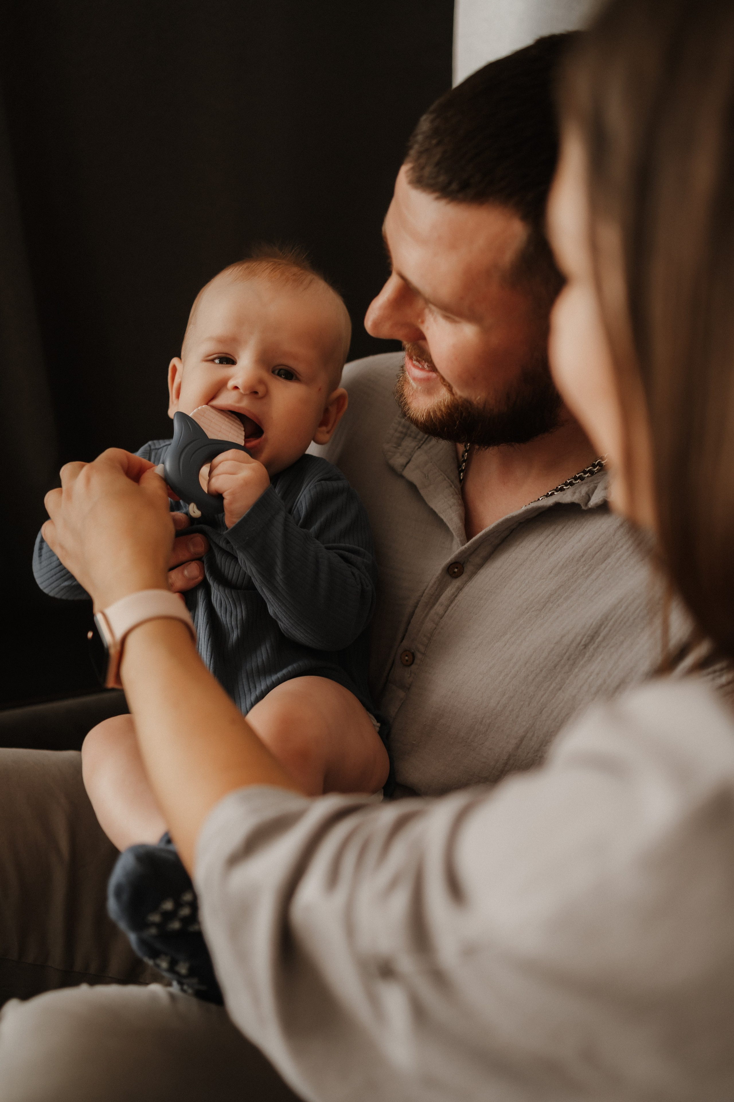 Семейная домашняя фотосъемка в Архангельске. Портретный и свадебный фотограф в Архангельске Елизавета Стрекаловская