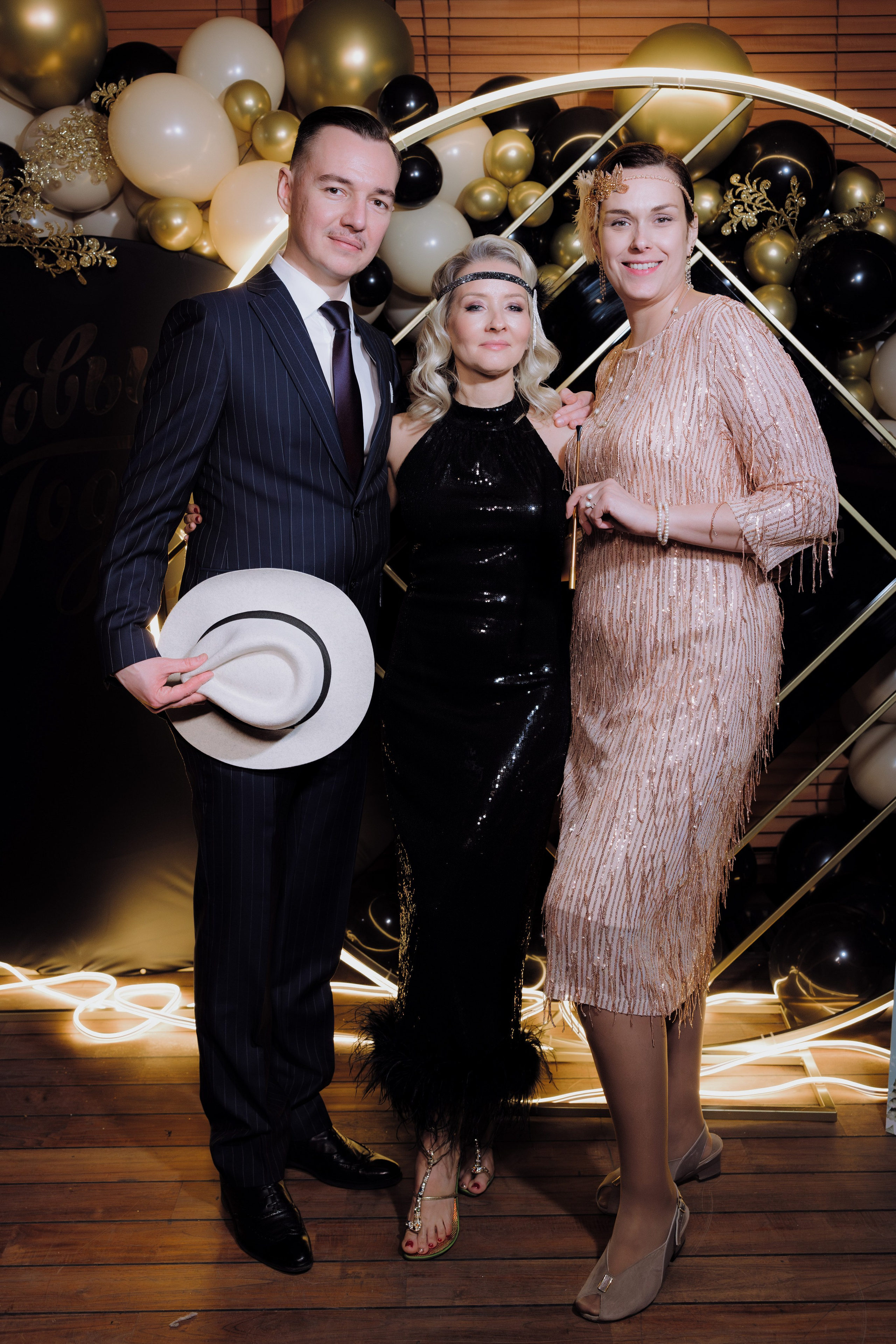 Корпоратив PETROMODELING в стиле Gatsby (ресторан Чайка). Фотограф Андрей Ширкалин Москва Московская обл, Коломна, Рязань