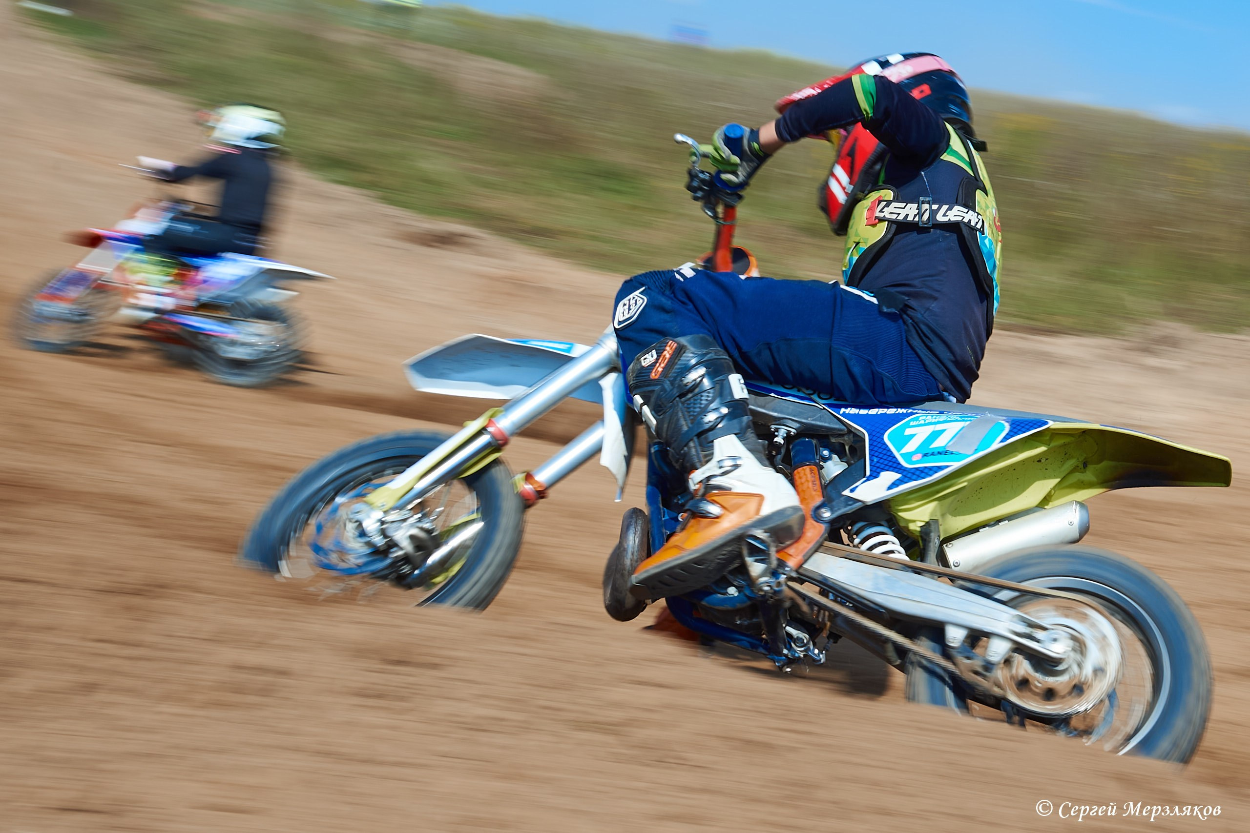 Мотокросс. Орловское. Ижевск. 25.08.2024. Спортивный репортажный фотограф в Ижевске Сергей Мерзляков