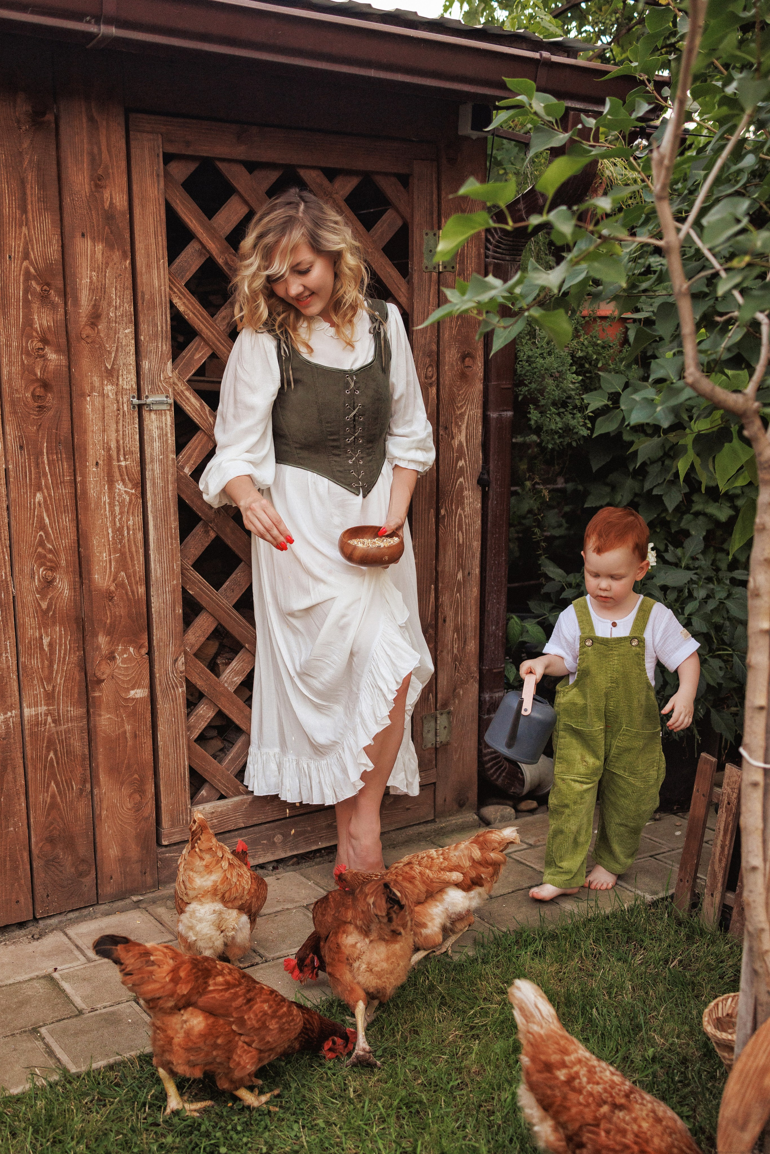 Семейная фотосессия в деревенском стиле, фотостудия «Теплица», город Краснодар. Семейный и детский фотограф в Краснодаре Анна Трашкова