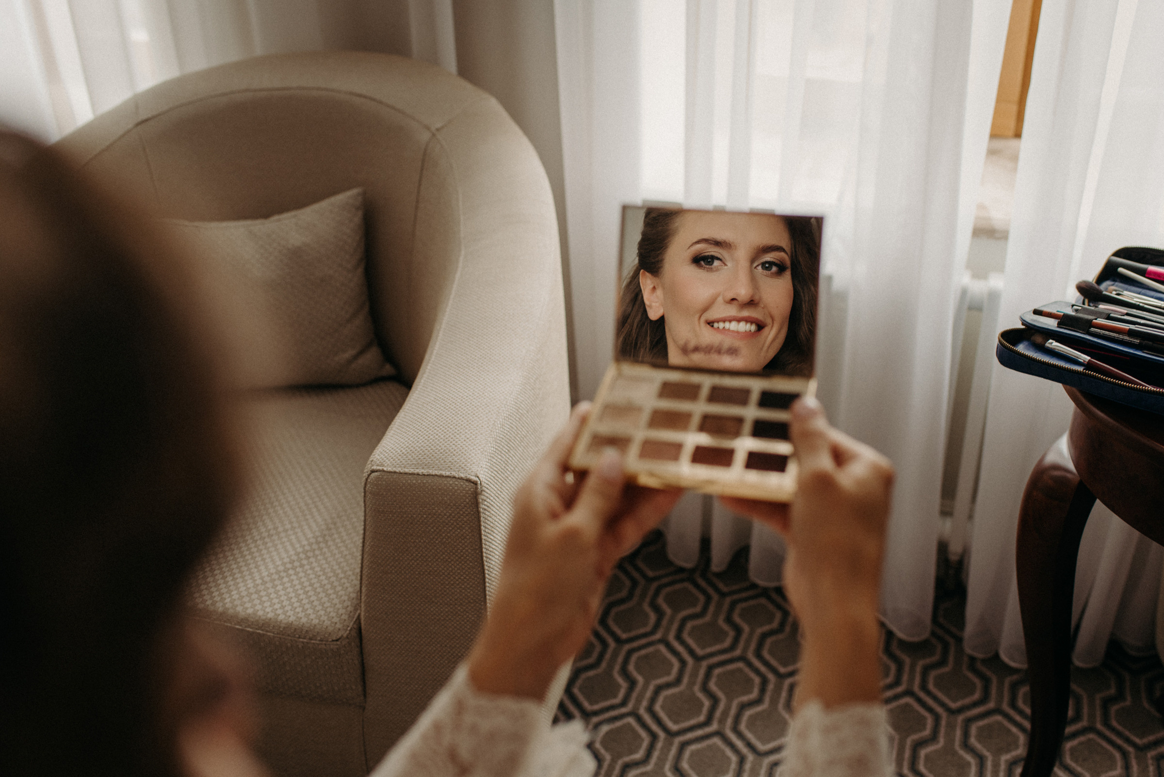 фотограф на свадьбу, сборы невесты в отеле Tsar Palace