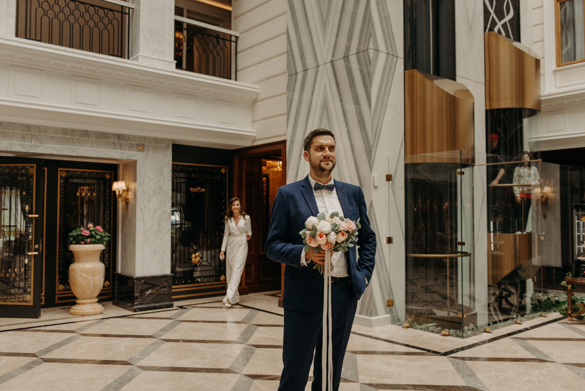 фотограф на свадьбу, сборы невесты в отеле Tsar Palace