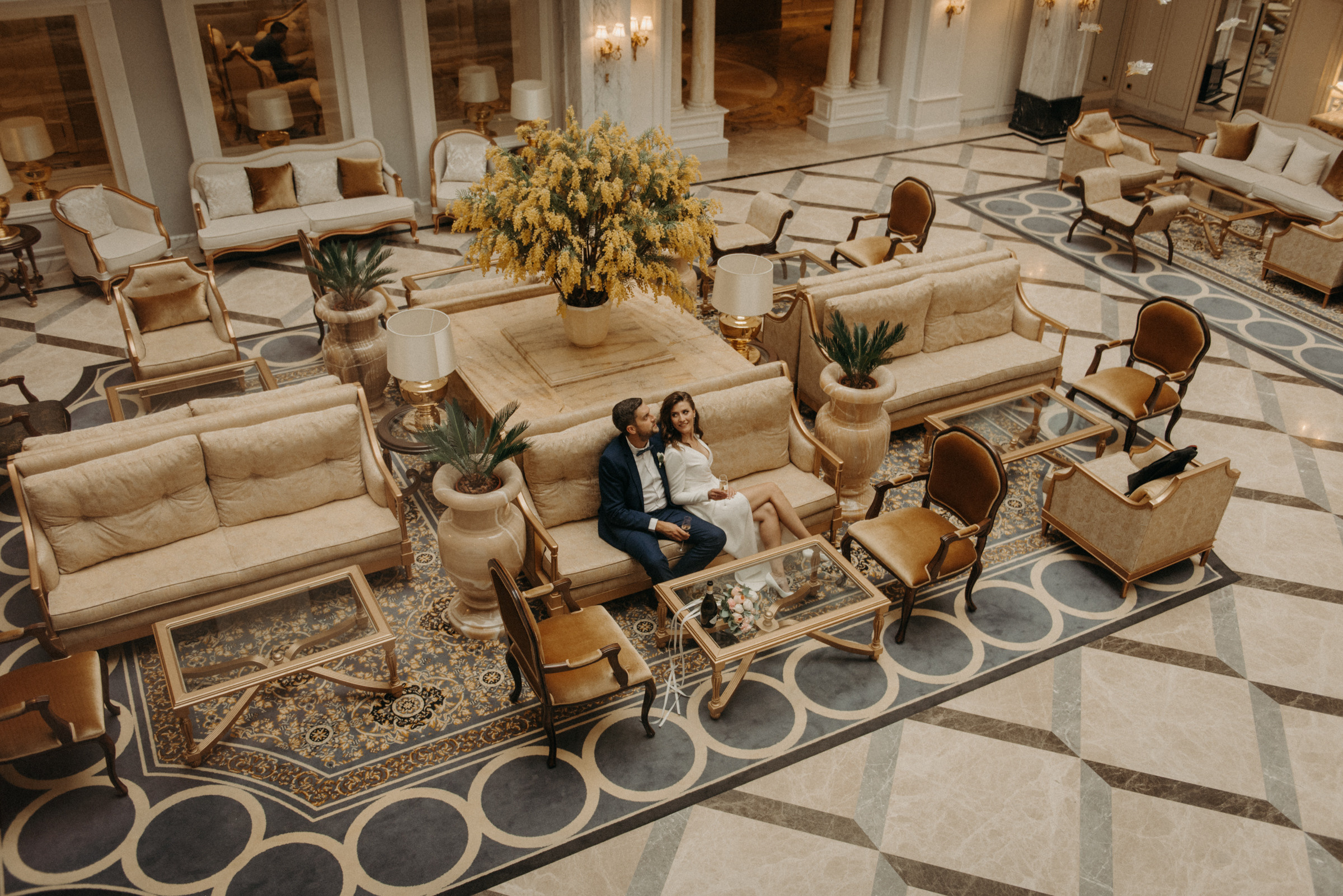 фотограф на свадьбу, сборы невесты в отеле Tsar Palace