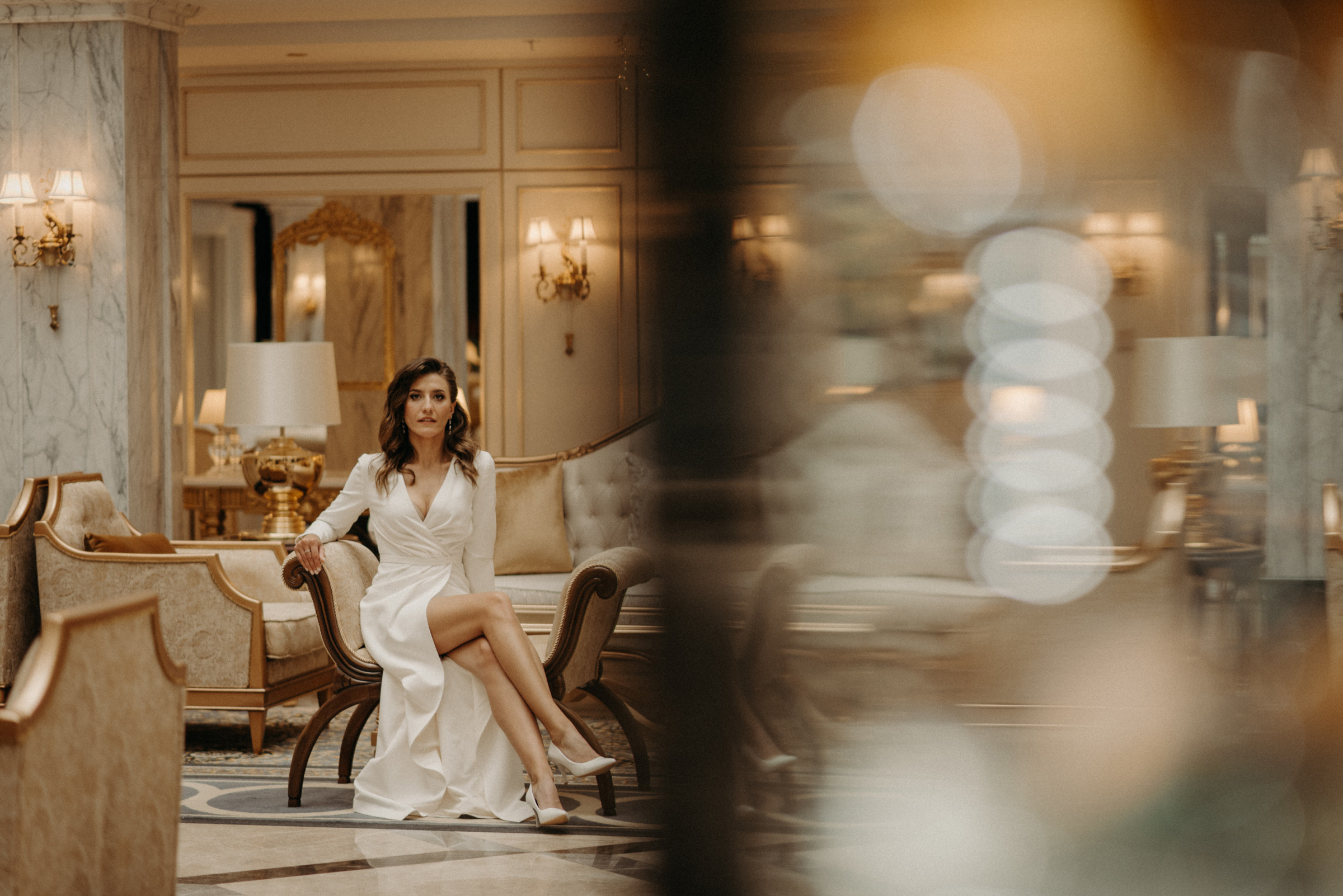 фотограф на свадьбу, сборы невесты в отеле Tsar Palace