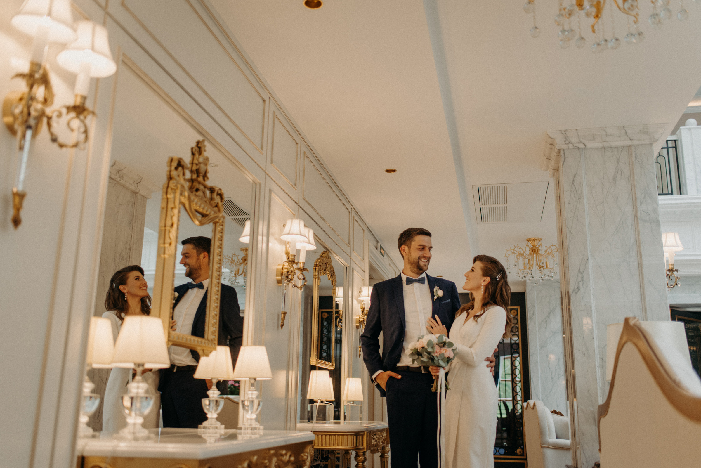 фотограф на свадьбу, сборы невесты в отеле Tsar Palace