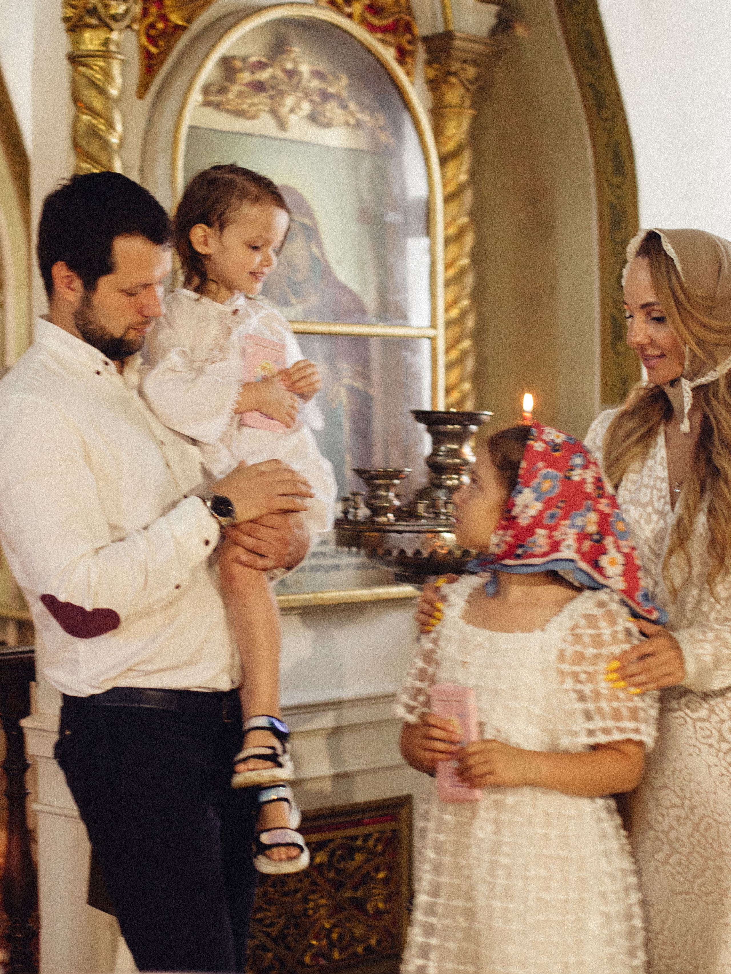 Великое таинство крещения маленькой Майи. Света Полетаева Москва