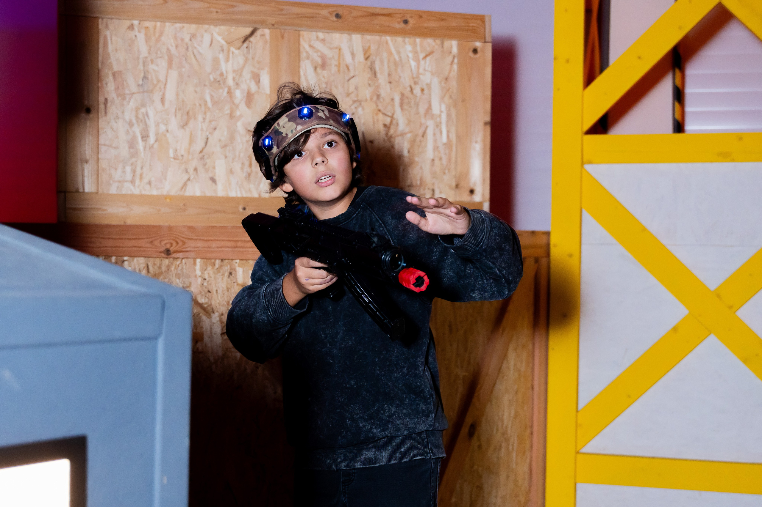 Лазертаг. Фотограф Юлия Попова