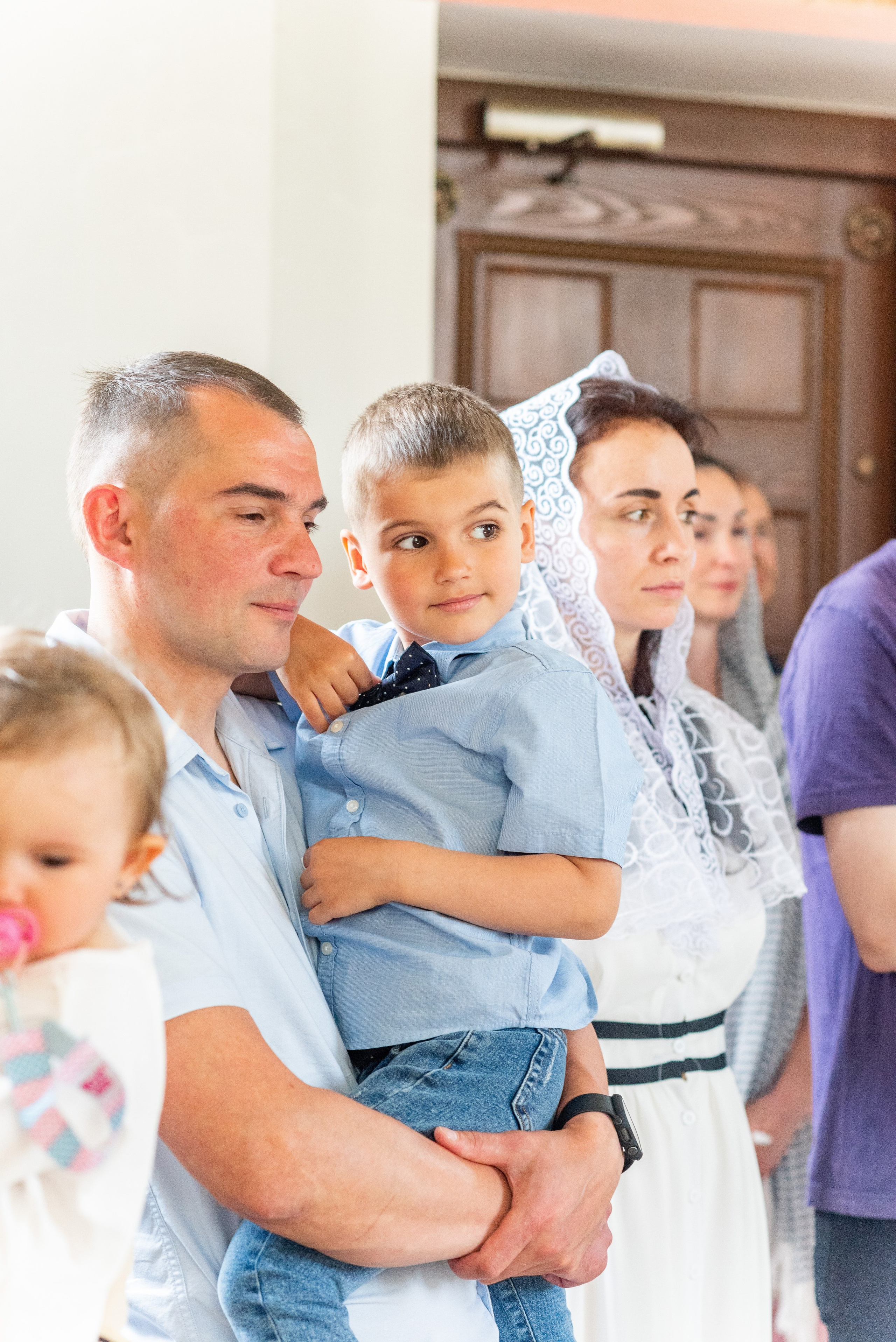 Крещение Ники. Фотограф Юлия Попова