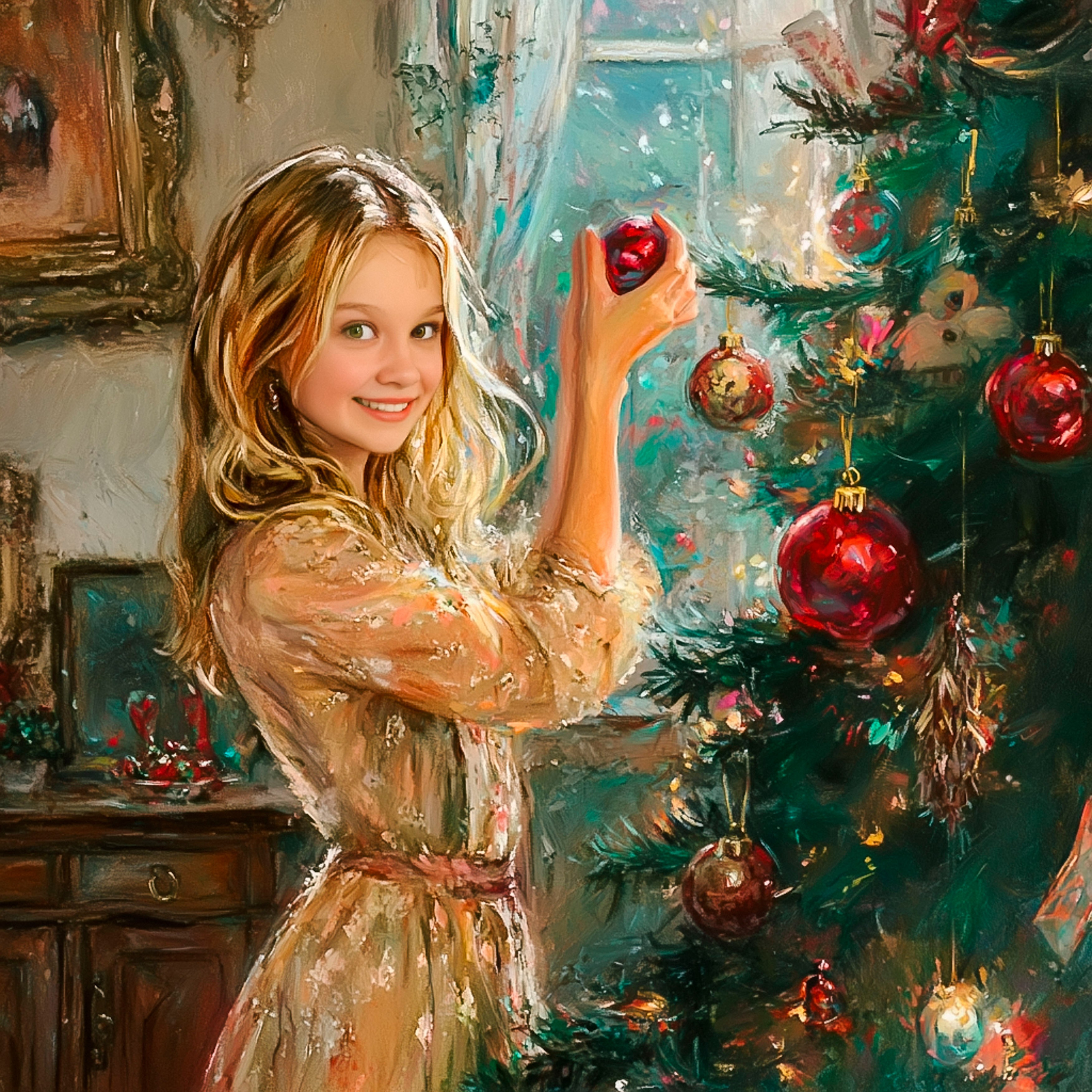 Нейрофотосессия для Алексы. Новогодняя история. ФотоХудожник Харитонова Ирина г. Санкт-Петербург