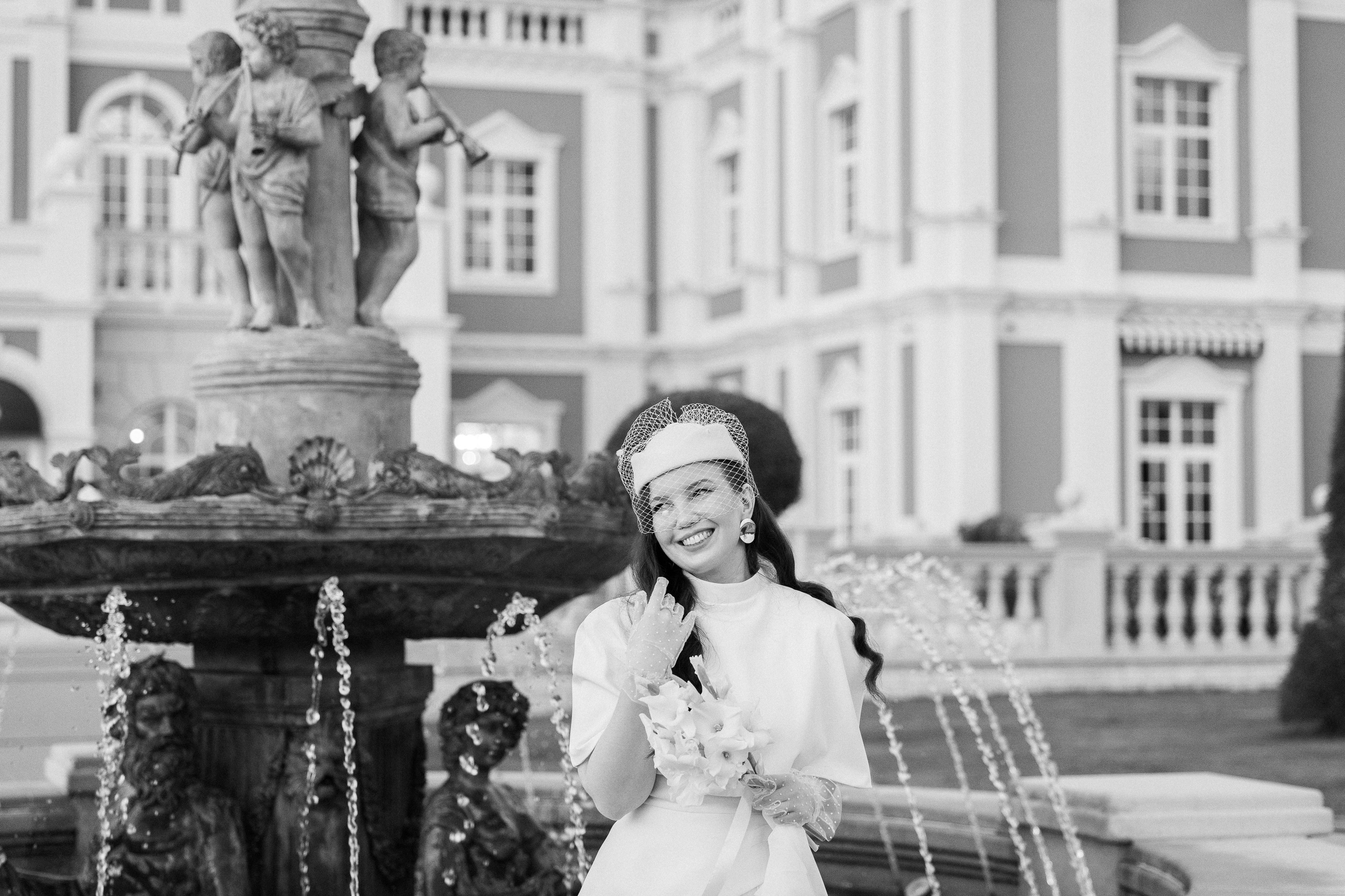 Свадебная фотосессия Андрея и Натальи в парке Шато де Талю Геленджик. Свадебный фотограф в Геленджике Мария Четверикова