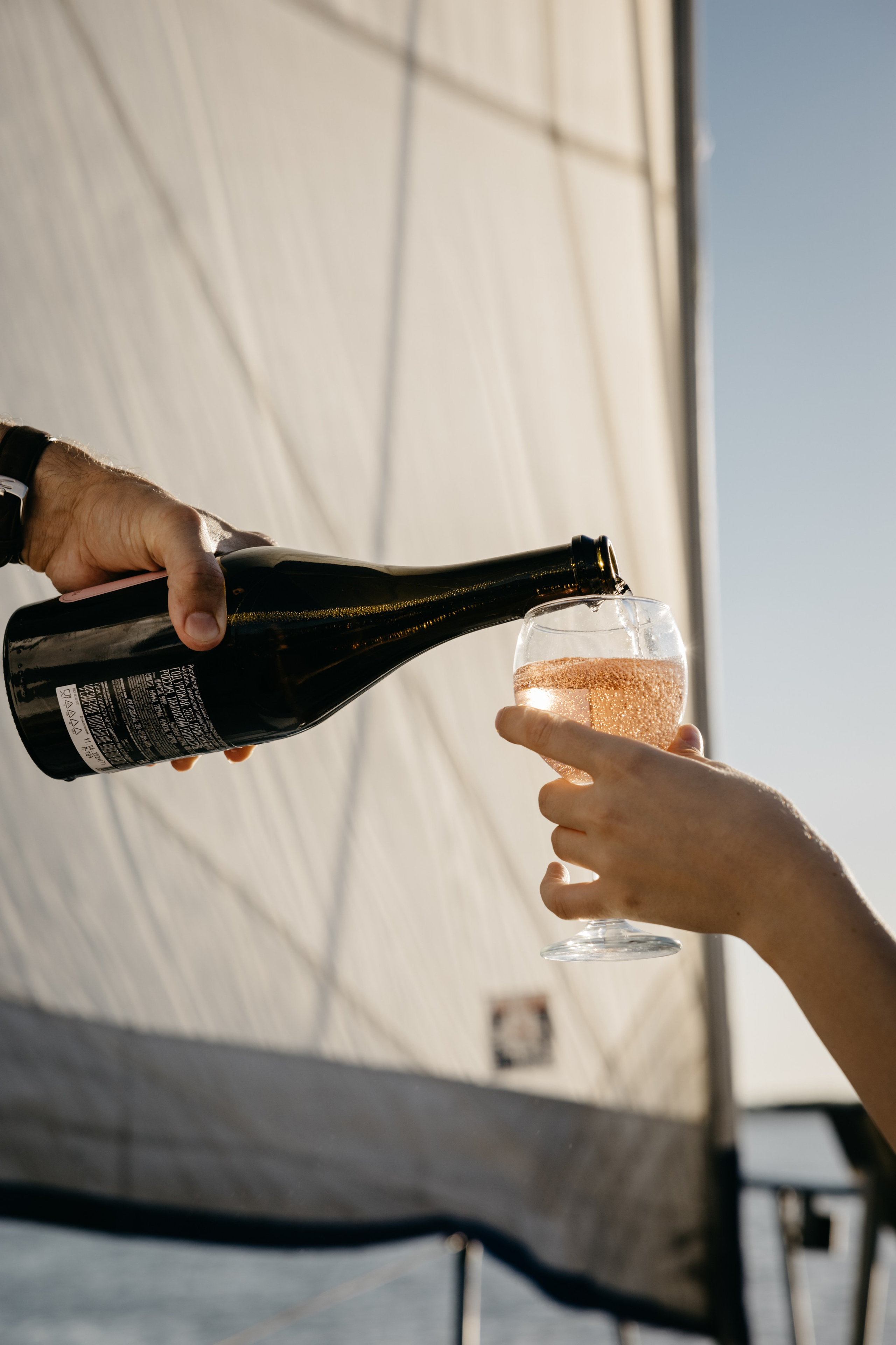 Прогулка на яхте. Фотограф Эдуарда Титанян