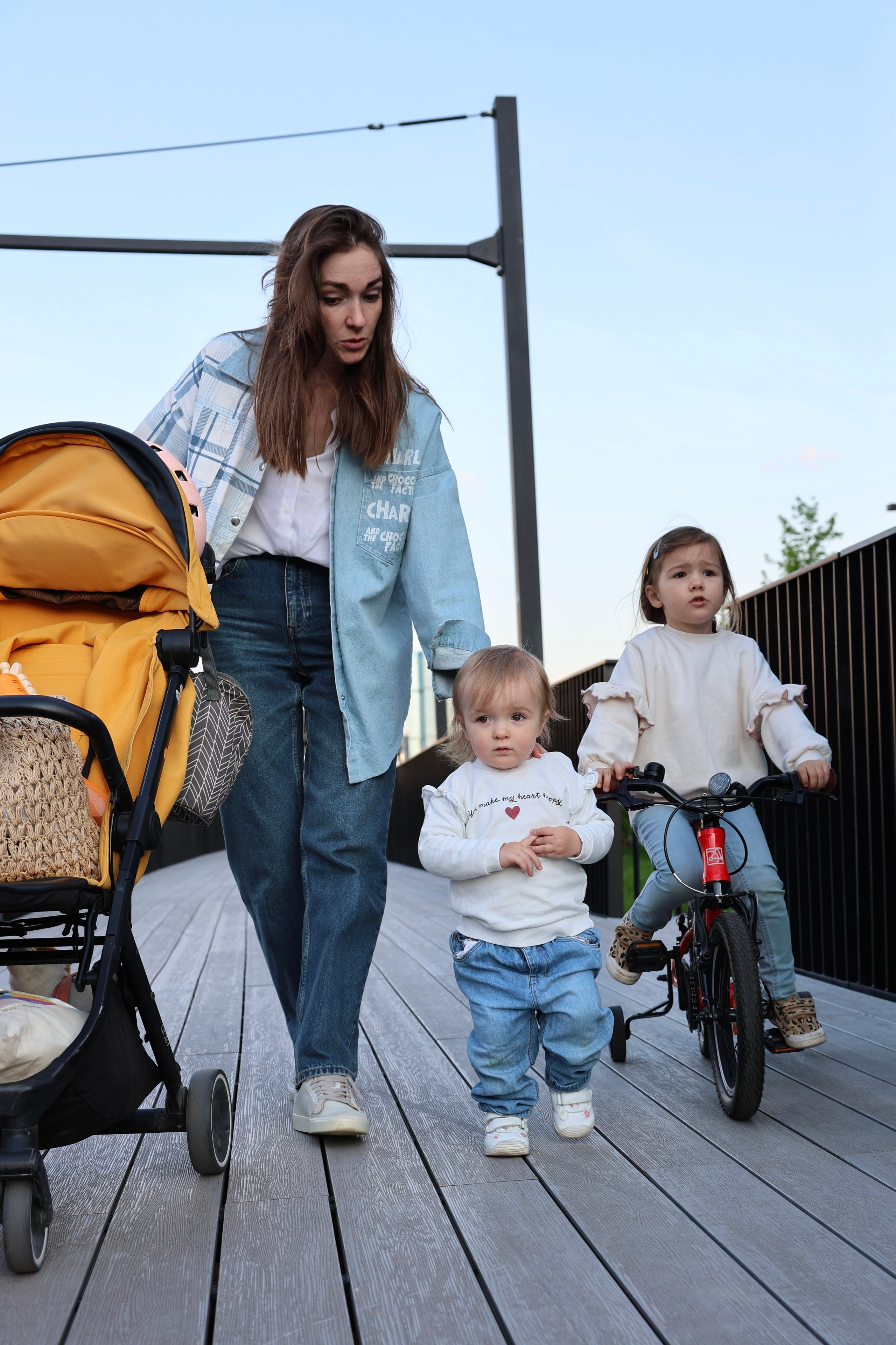 Катя, Мира и Полина. Прогулка в Москве. Ваш семейный newborn и lifestyle фотограф в СПБ Наталья Журавлева